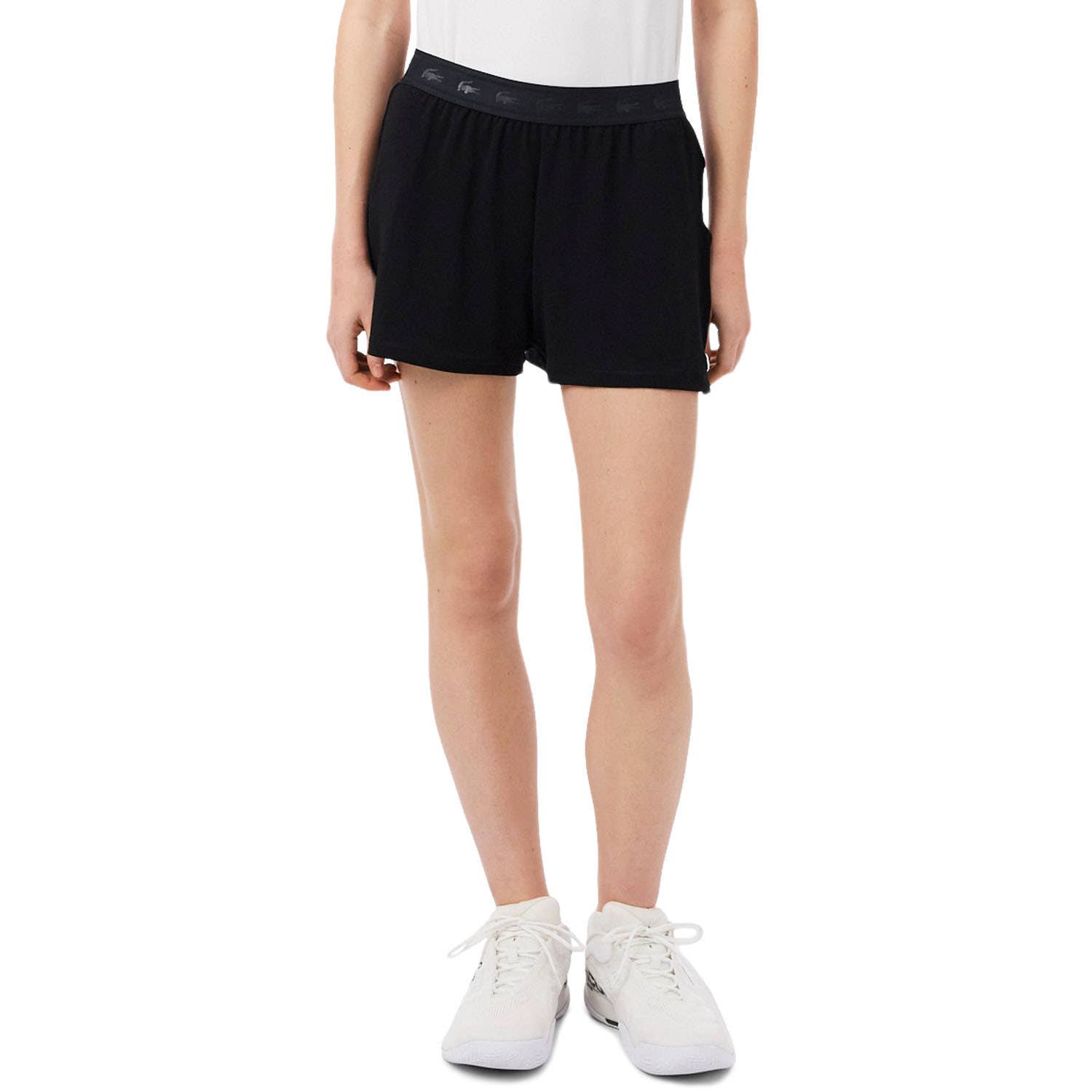 PANTALÓN LACOSTE ESSENTIALS ULTRA DRY MUJER NEGRO