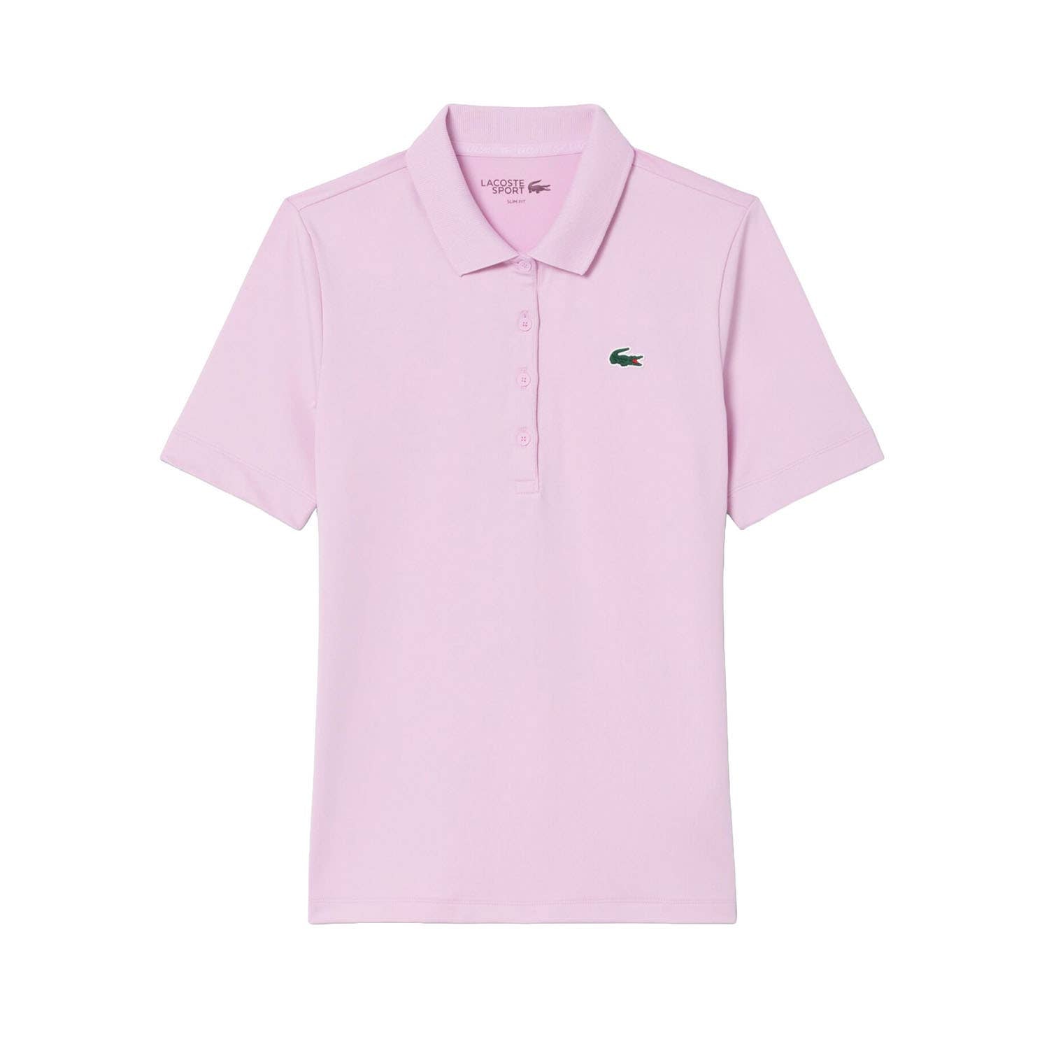 POLO LACOSTE CORE PERFORMANCE MUJER ROSA