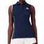 POLO SIN MANGAS LACOSTE FRENCH TEAM COLLECTION MUJER AZUL MARINO