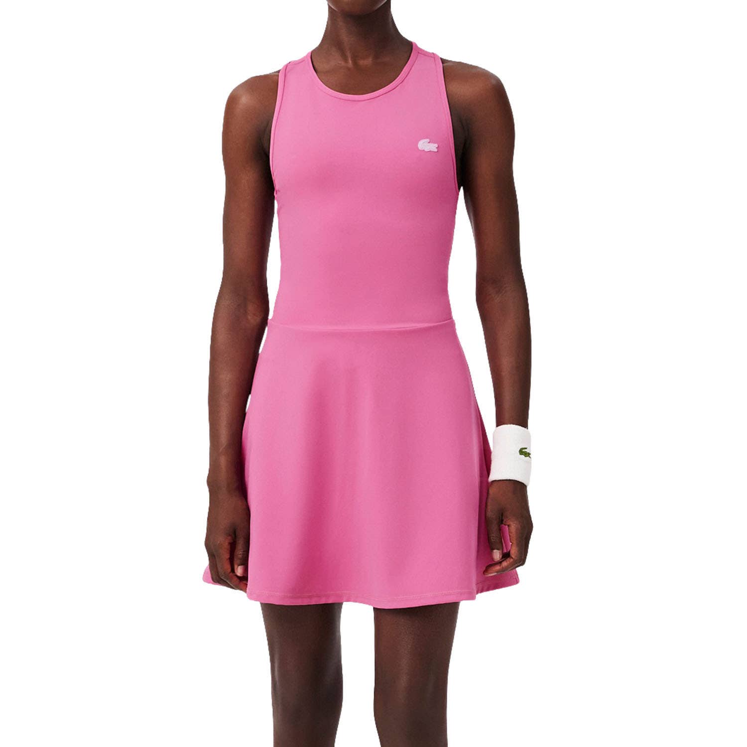 VESTIDO LACOSTE ESSENTIALS ULTRA DRY MUJER FUCSIA