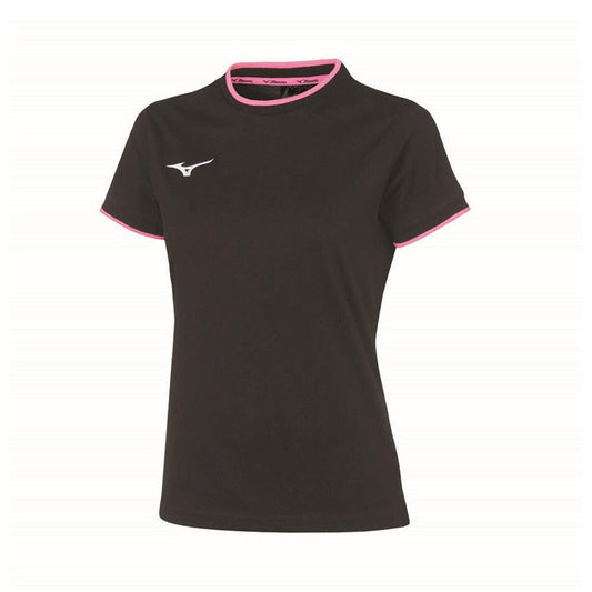 CAMISETA MIZUNO TEAM MUJER NEGRO/ROSA
