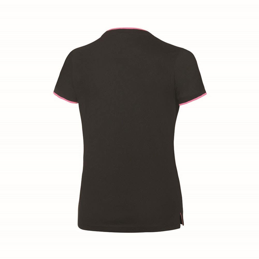 CAMISETA MIZUNO TEAM MUJER NEGRO/ROSA