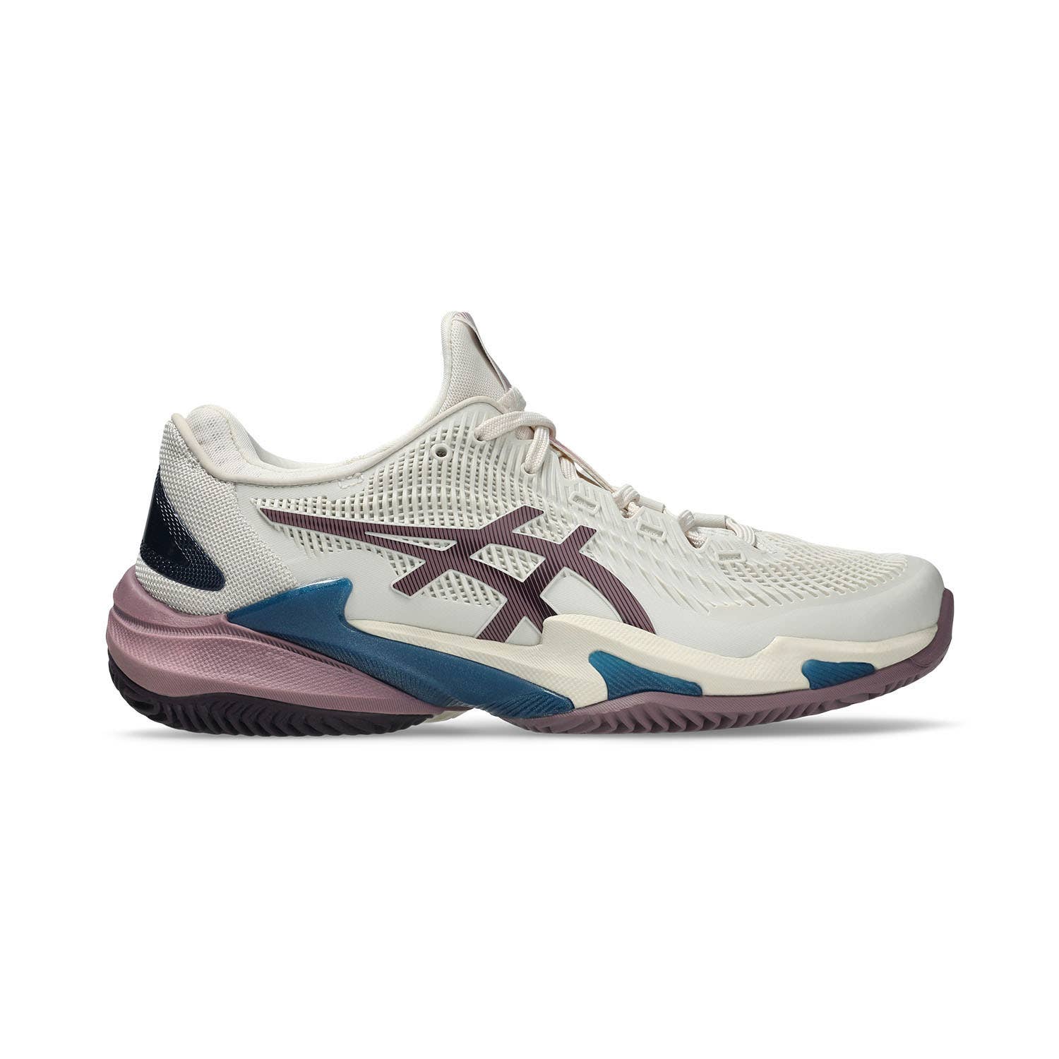 ASICS COURT FF 3 CLAY BEIGE/MALVA/AZUL MUJER 1042A221