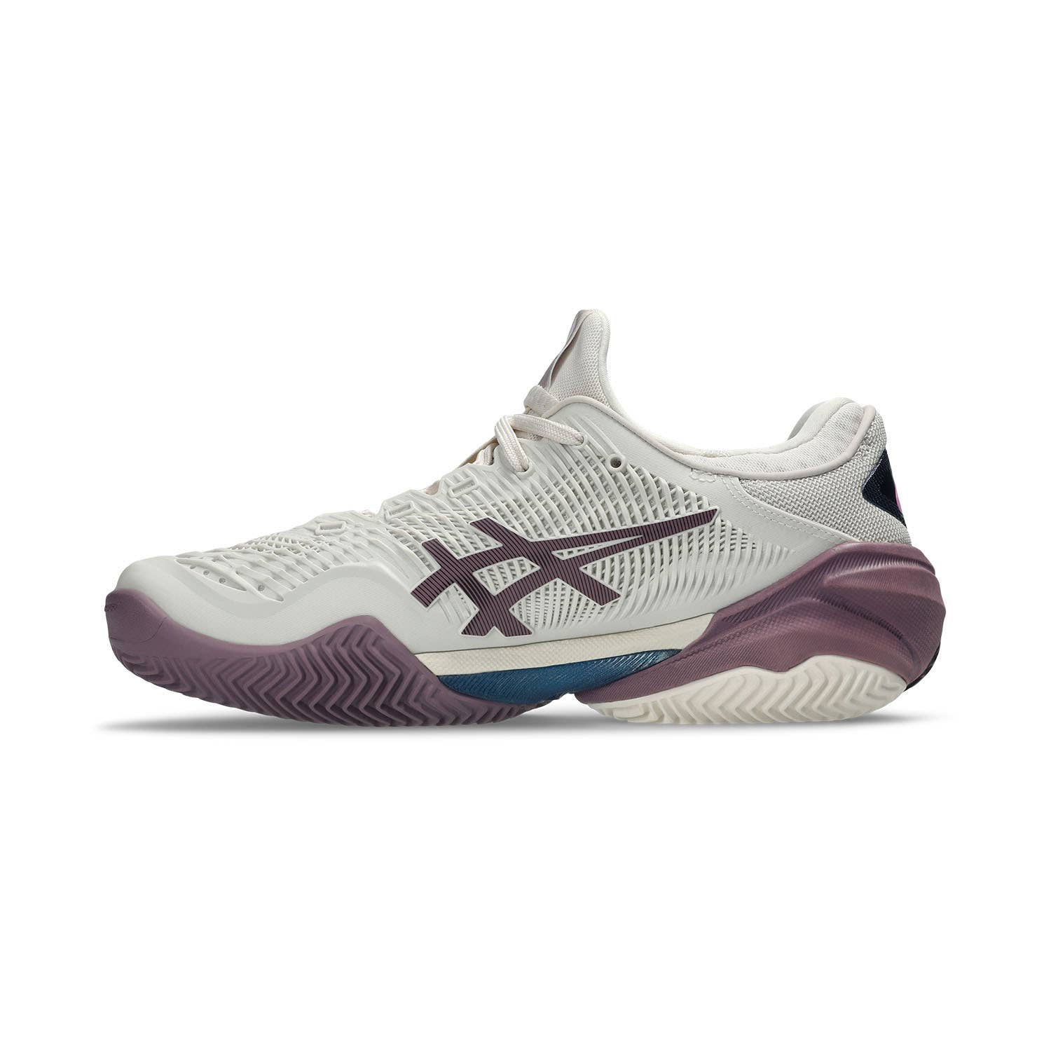 ASICS COURT FF 3 CLAY BEIGE/MALVA/AZUL MUJER 1042A221