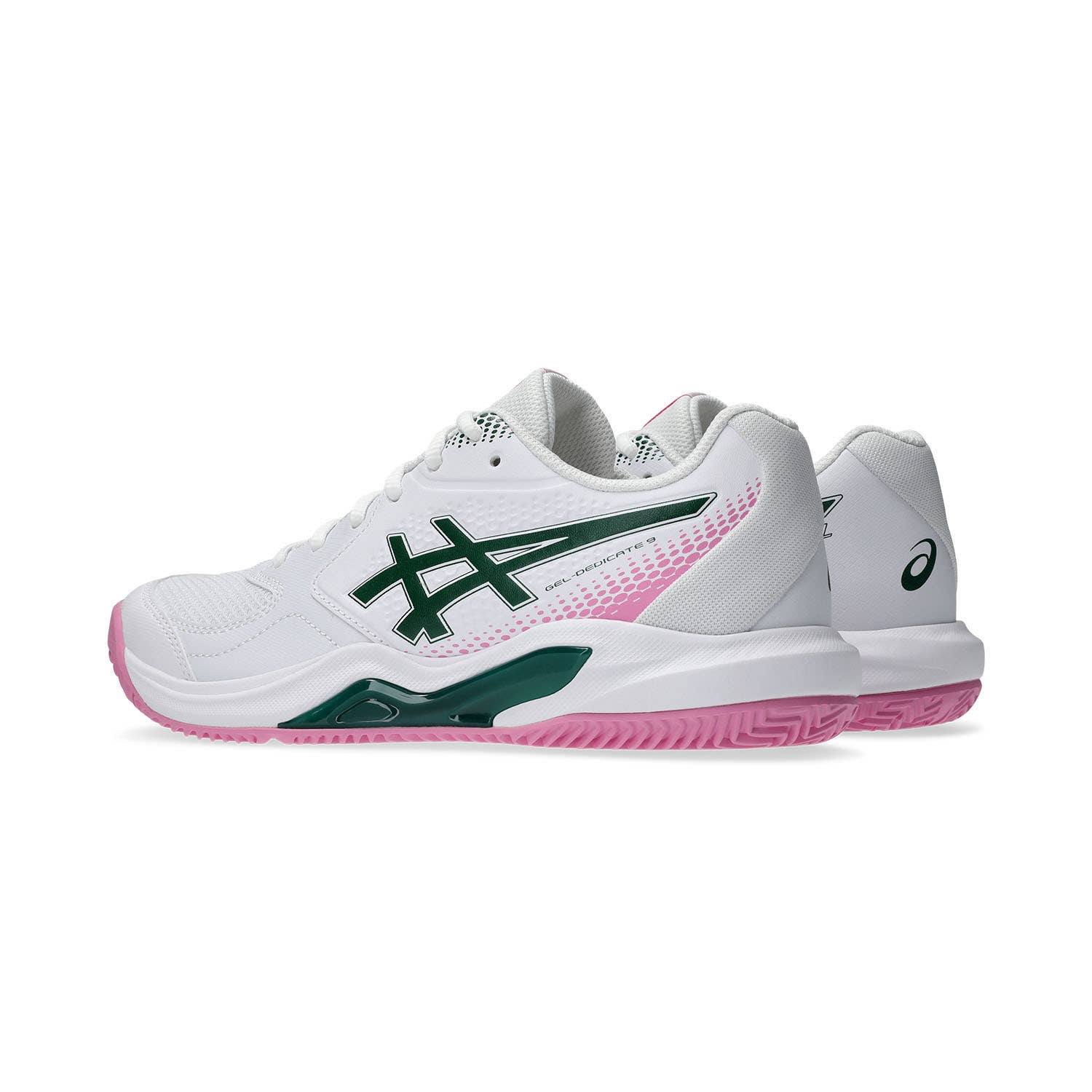 ASICS GEL-DEDICATE 9 PADEL BLANCO/ROSA/VERDE 1042A318