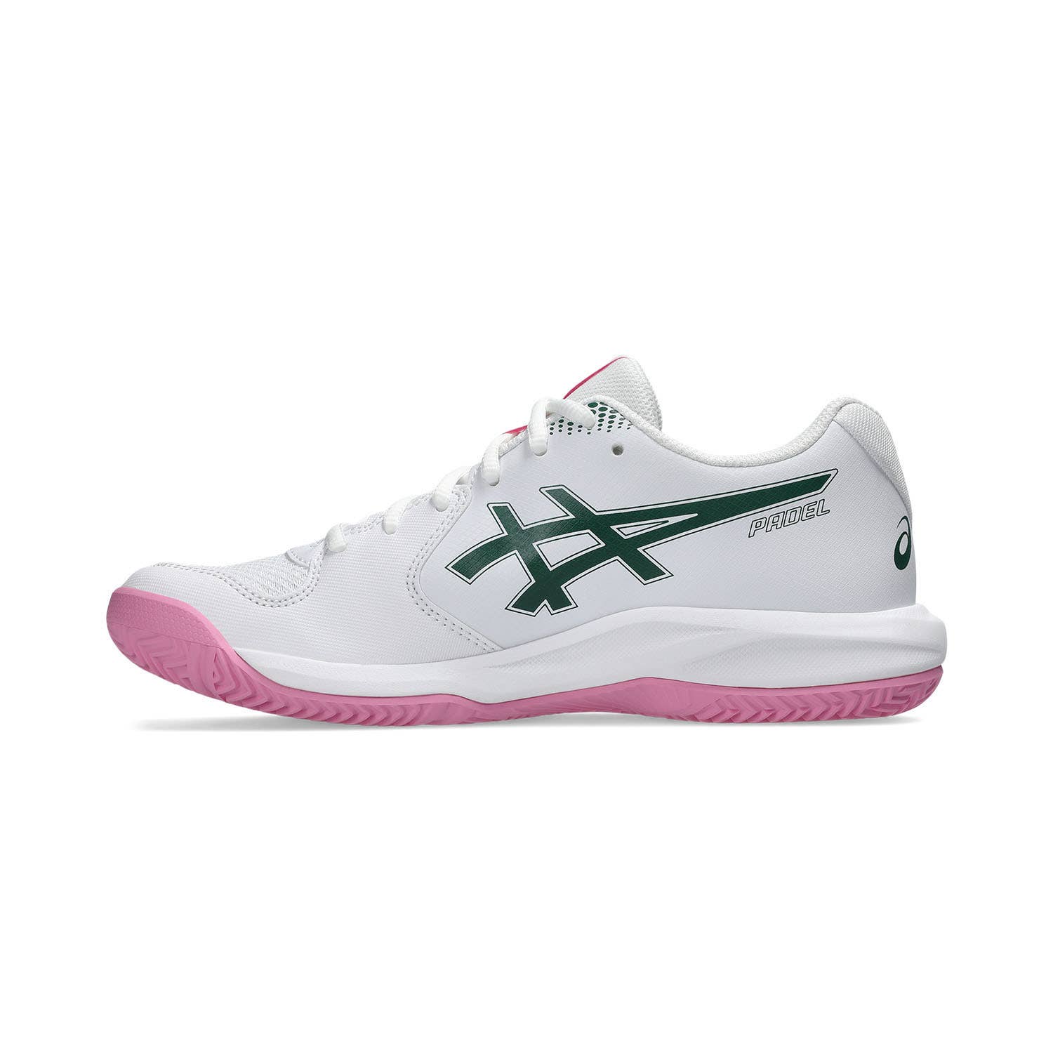 ASICS GEL-DEDICATE 9 PADEL BLANCO/ROSA/VERDE 1042A318