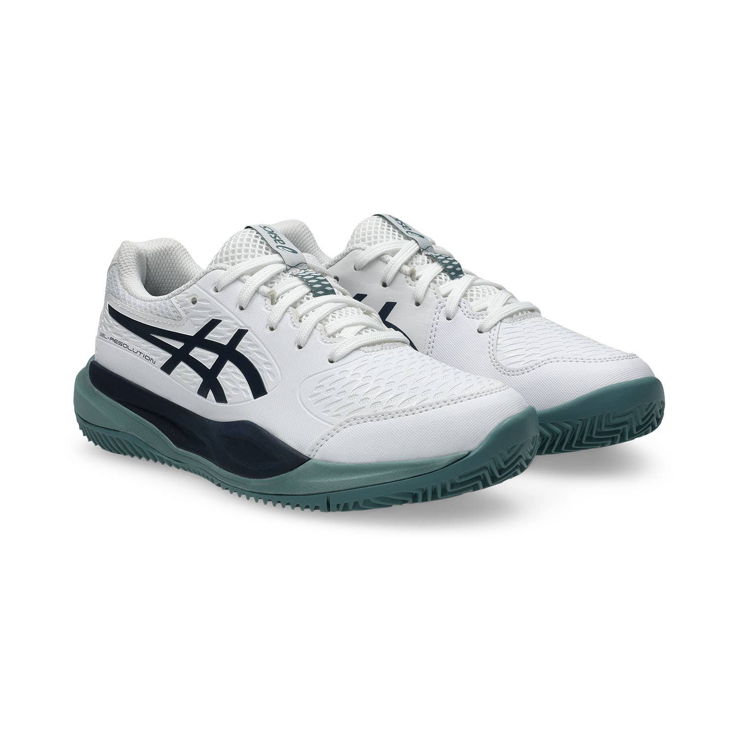ASICS GEL-RESOLUTION X GS CLAY BLANCO/AZUL JUNIOR 1044A080