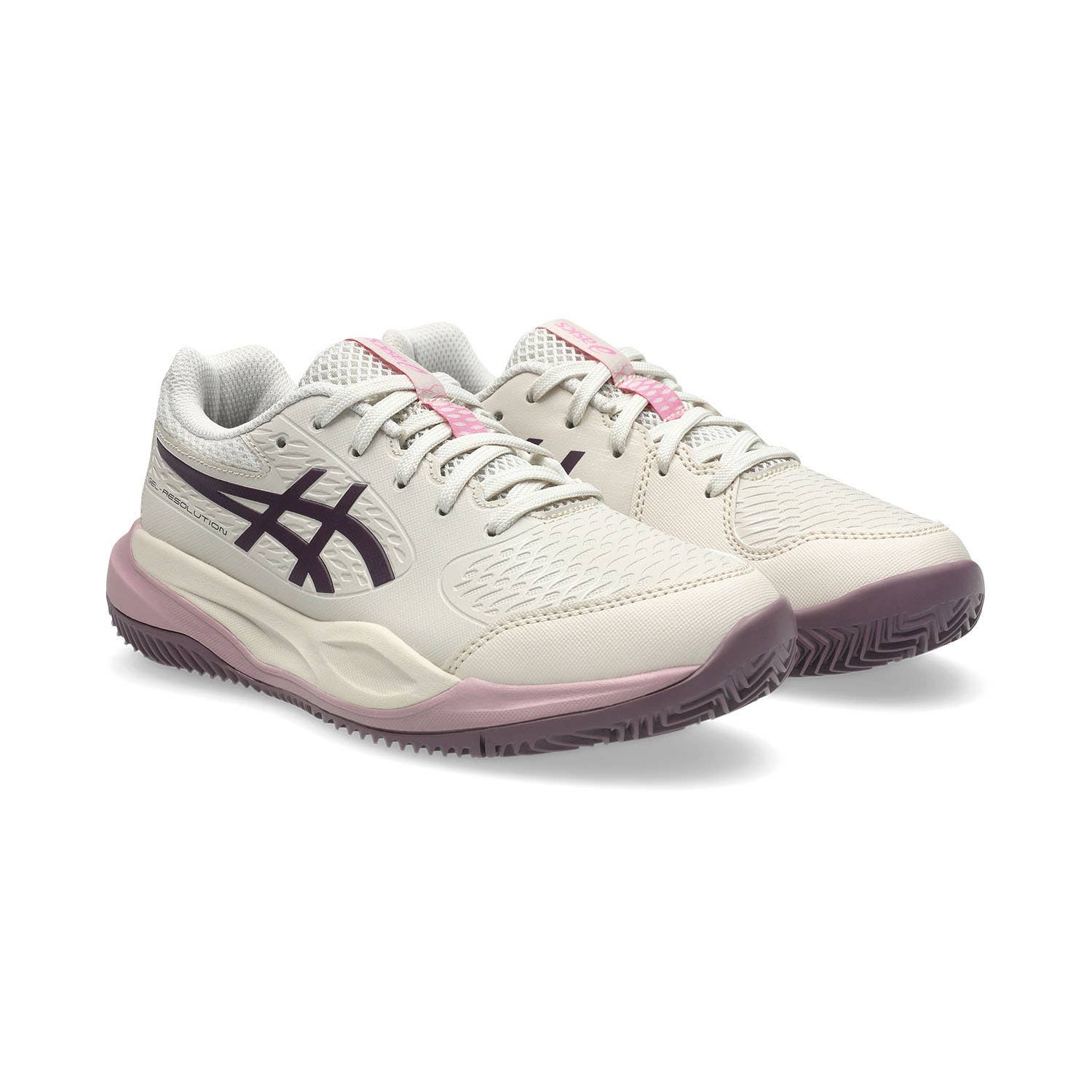 ASICS GEL-RESOLUTION X GS CLAY BLANCO/LILA JUNIOR 1044A080