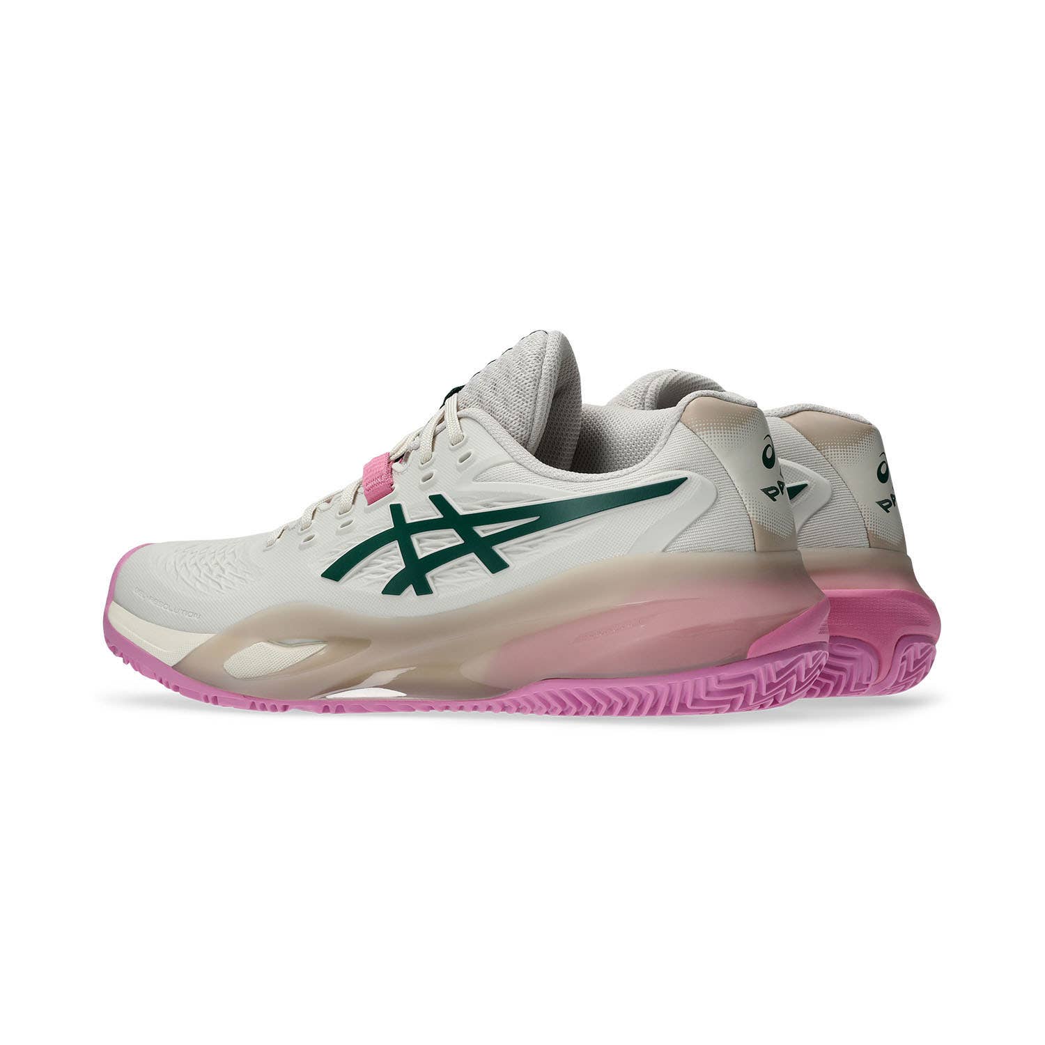ASICS GEL-RESOLUTION X PADEL BLANCO/VERDE/ROSA MUJER 1042A285