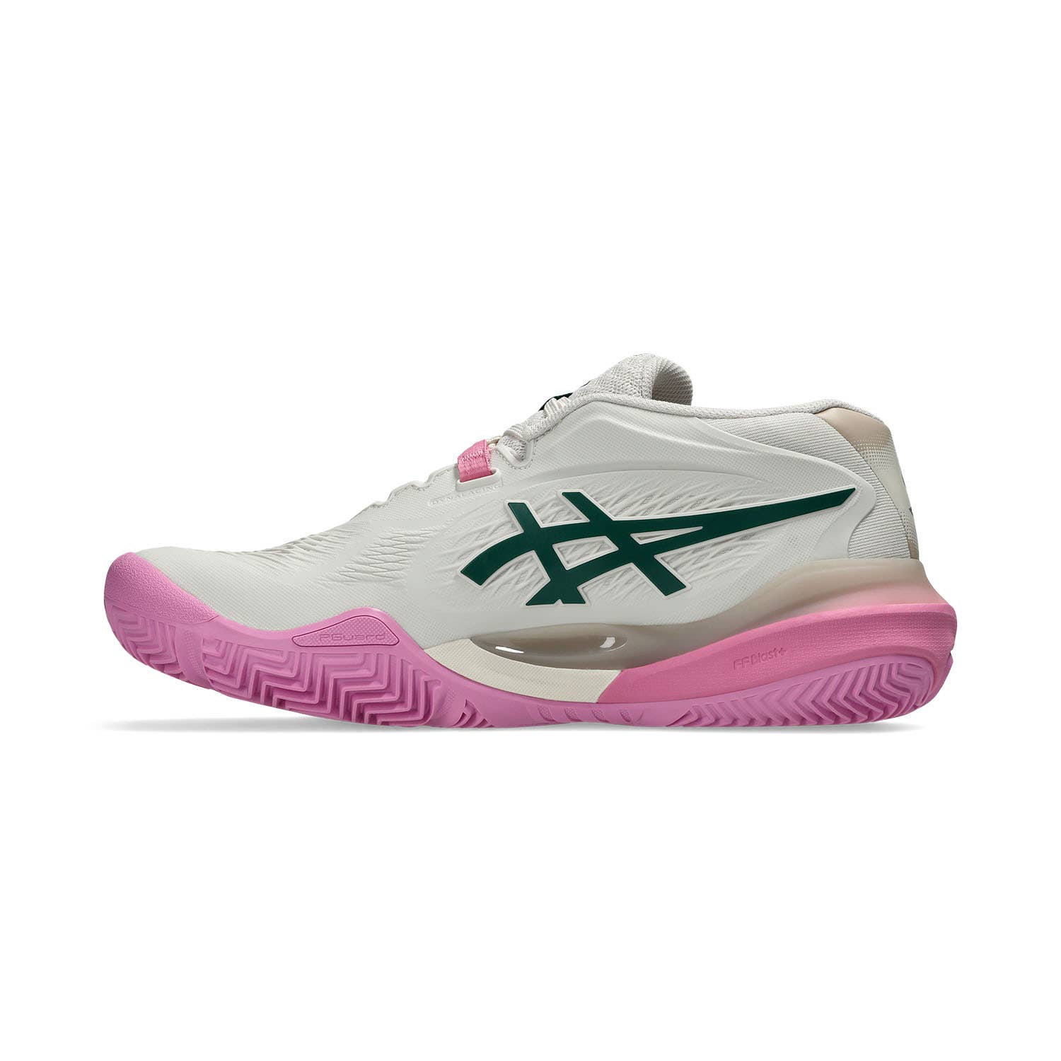 ASICS GEL-RESOLUTION X PADEL BLANCO/VERDE/ROSA MUJER 1042A285