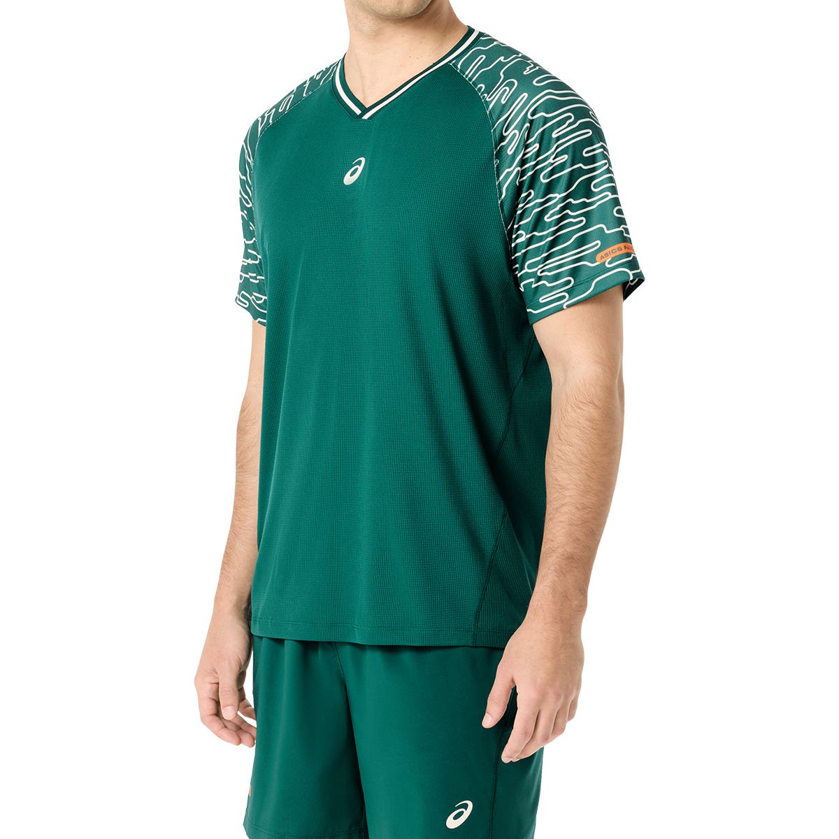 CAMISETA ASICS PADEL COURT SS TOP VERDE
