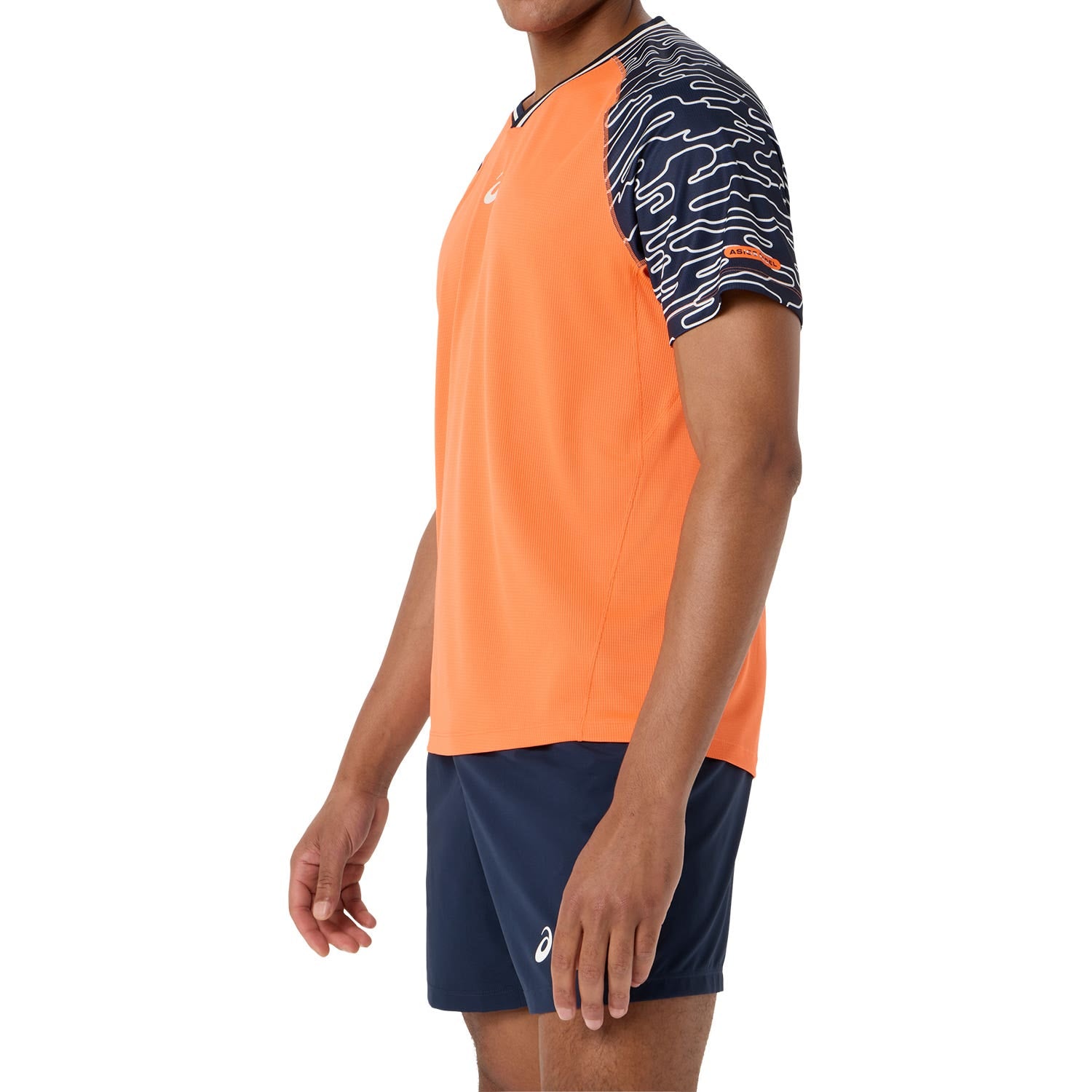 CAMISETA ASICS PADEL COURT SS TOP ORANGE