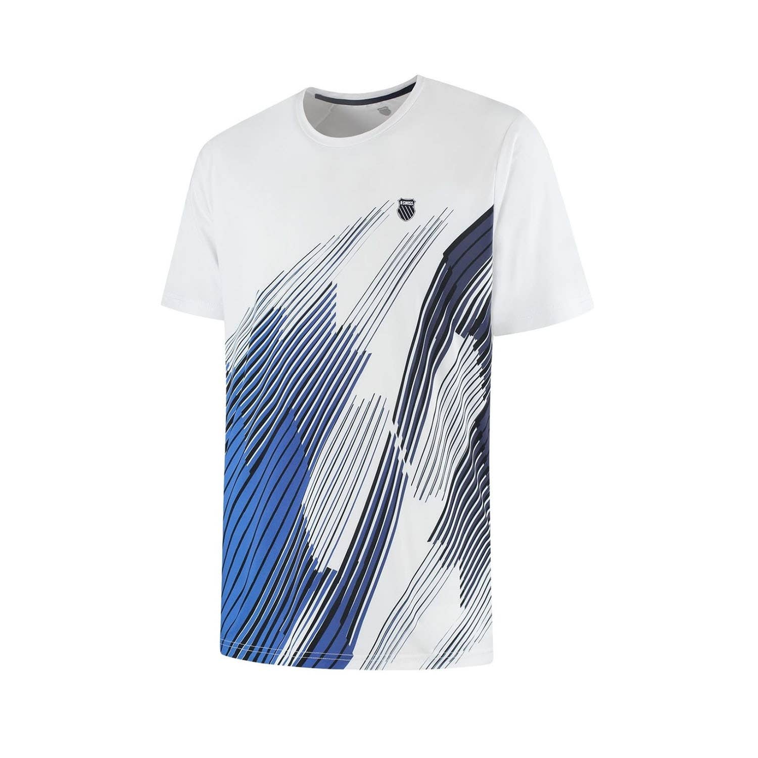CAMISETA KSWISS HYPERCOURT PRINT CREW 6 BLANCO