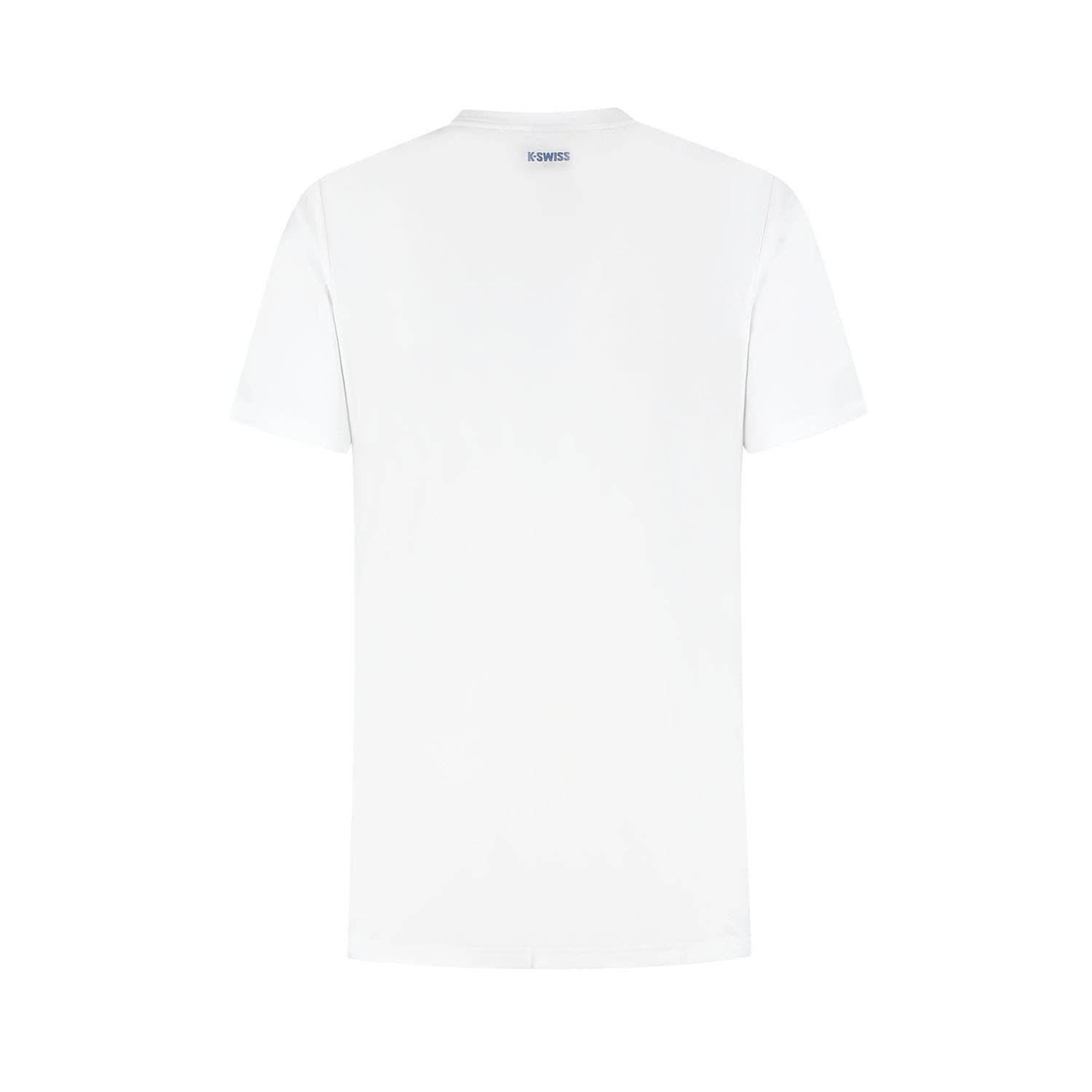 CAMISETA KSWISS HYPERCOURT PRINT CREW STRIPE BLANCO