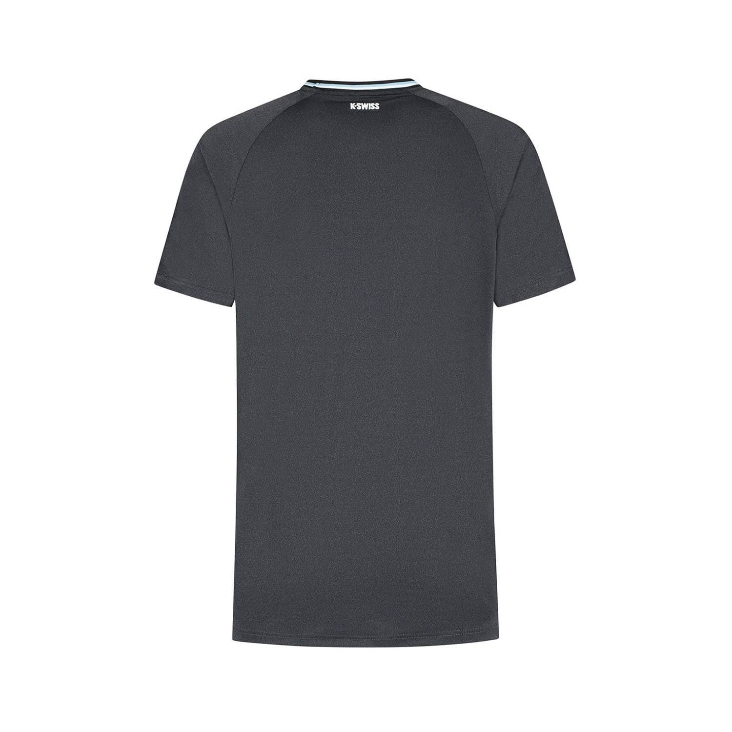 CAMISETA KSWISS AP HYPERCOURT MELANGE CREW NEGRO