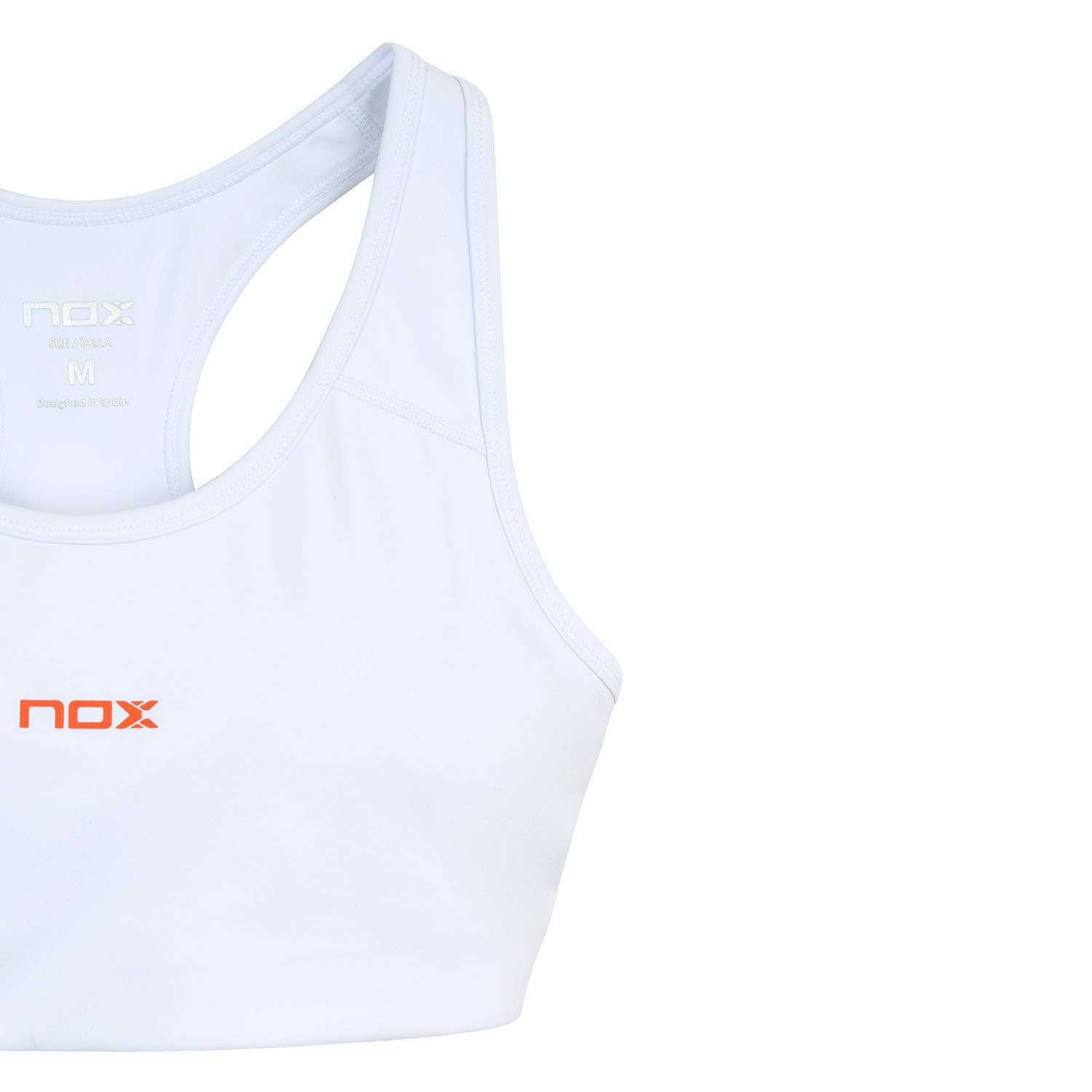 SUJETADOR NOX TEAM MUJER BLANCO