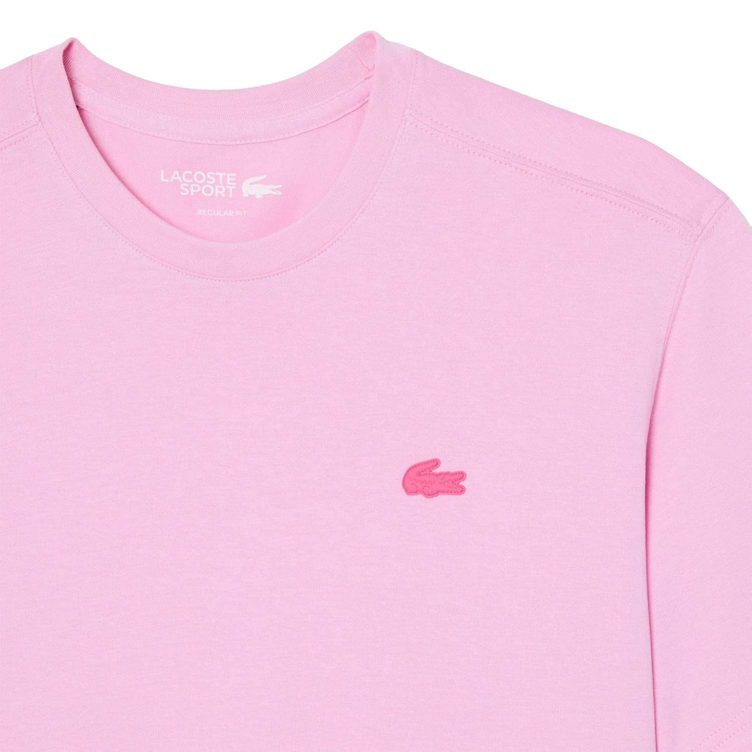 CAMISETA LACOSTE CORE PERFORMANCE ROSA