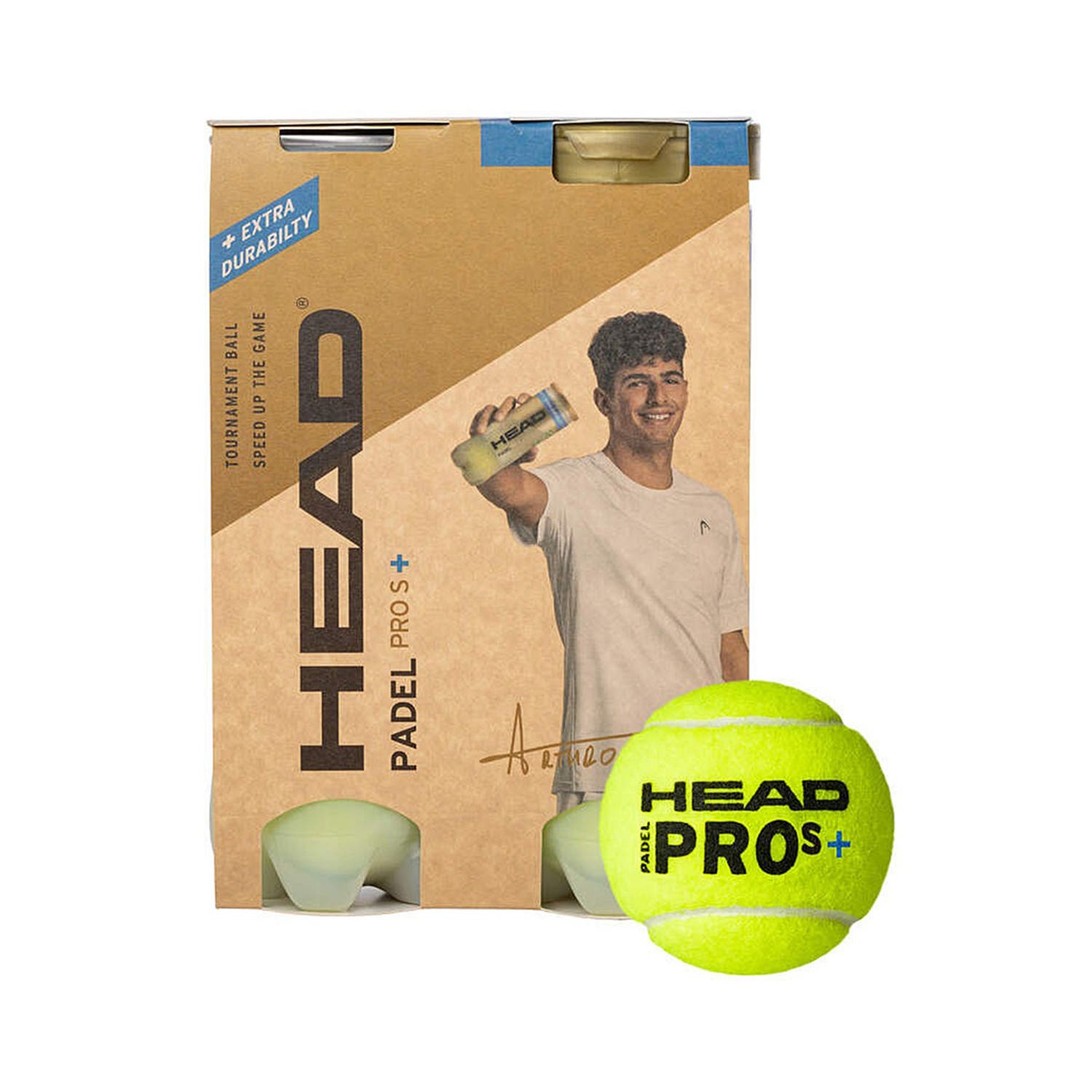 CAJÓN BOLAS HEAD PADEL PRO S+ BIPACK (2X3B)