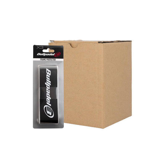 CAJA 12 BLÍSTER DE 3 PROTECTORES BULLPADEL FRAM PRO NEGRO