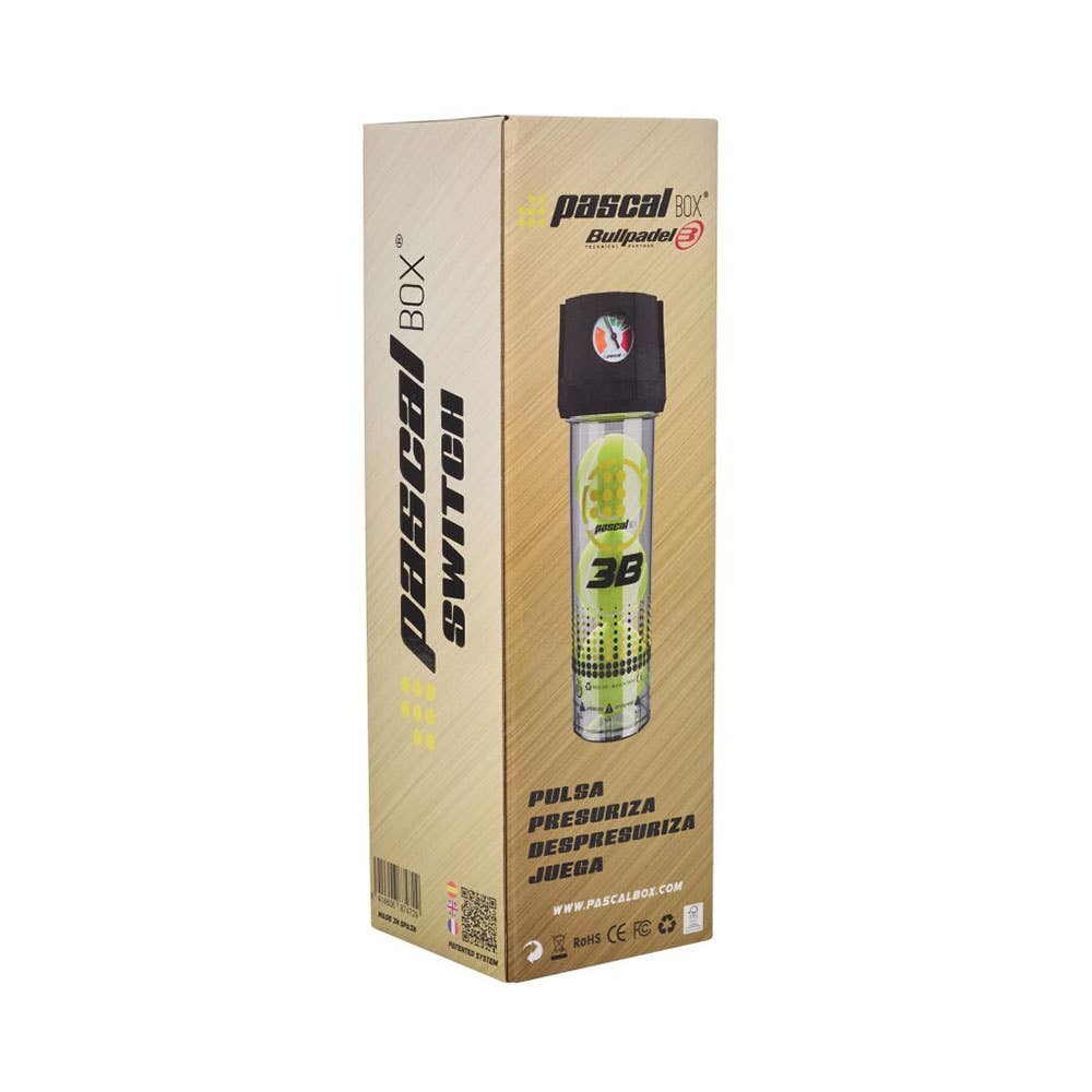 PRESURIZADOR BULLPADEL PASCAL BOX SWITCH 3B