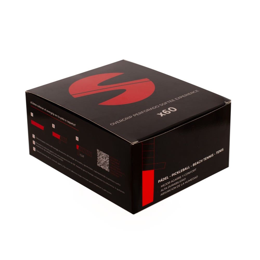 CAJA 60 OVERGRIPS PERFORADOS SOFTEE EXPERIENCE