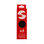 PACK 3 OVERGRIPS LISOS SOFTEE CINETIK NEGRO