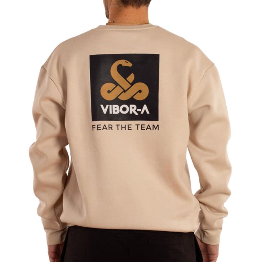 SUDADERA VIBOR-A CASCABEL BEIGE