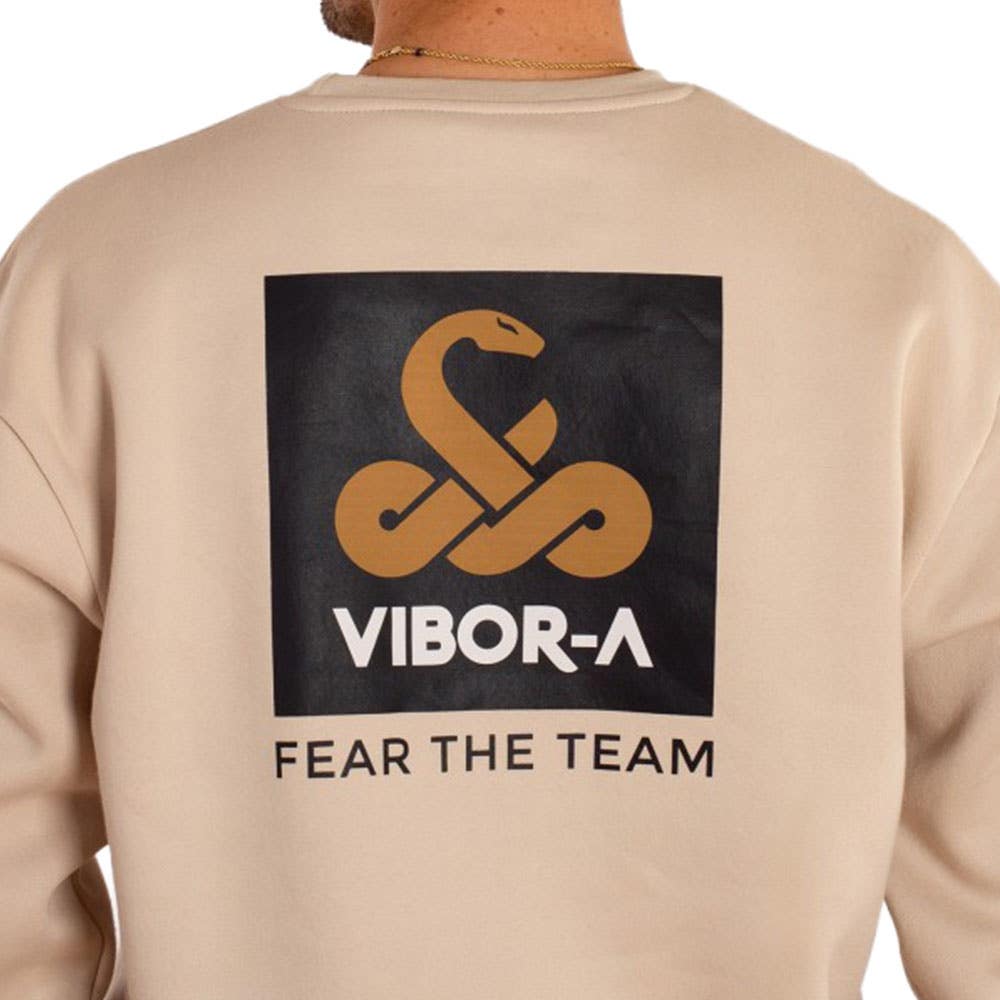 SUDADERA VIBOR-A CASCABEL BEIGE
