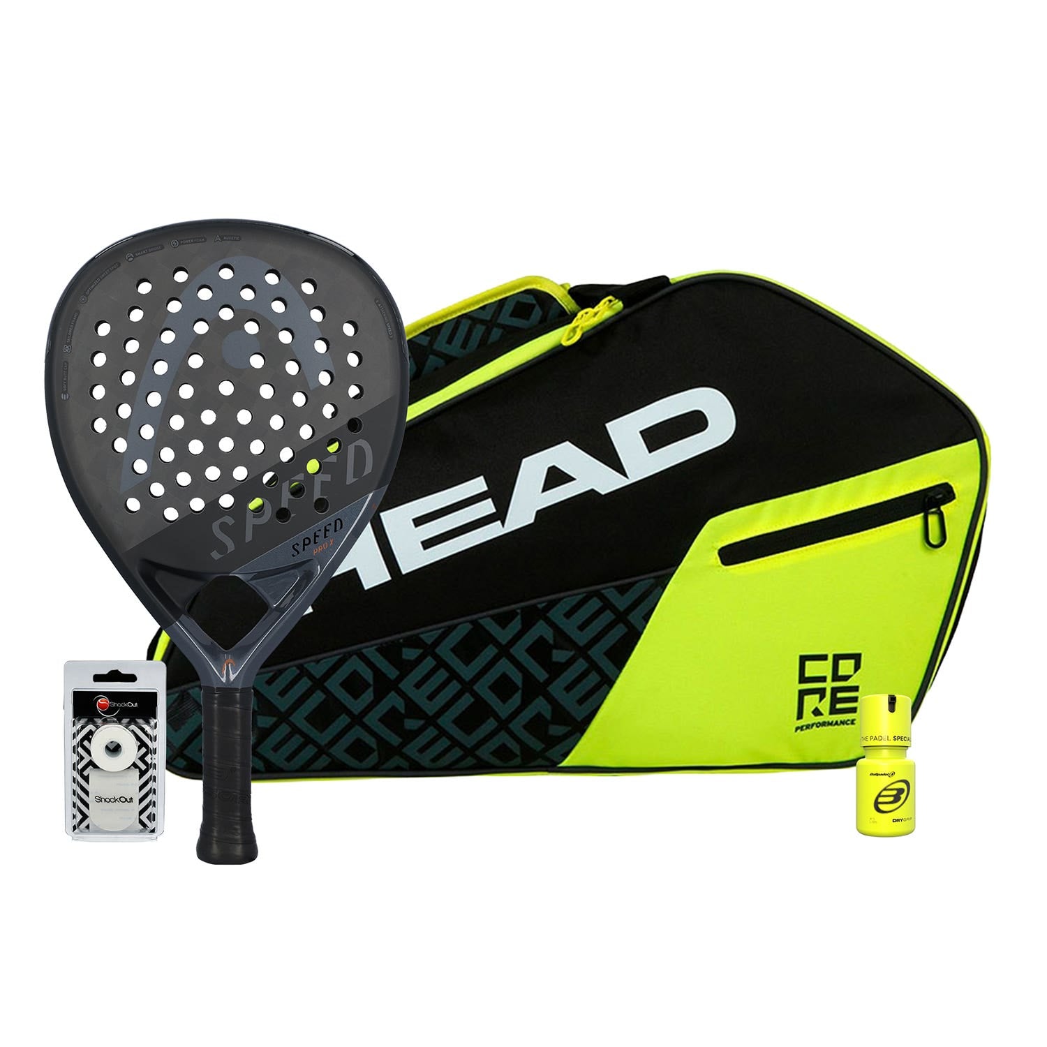 PACK HEAD SPEED PRO X PALETERO CORE PADEL YELLOW