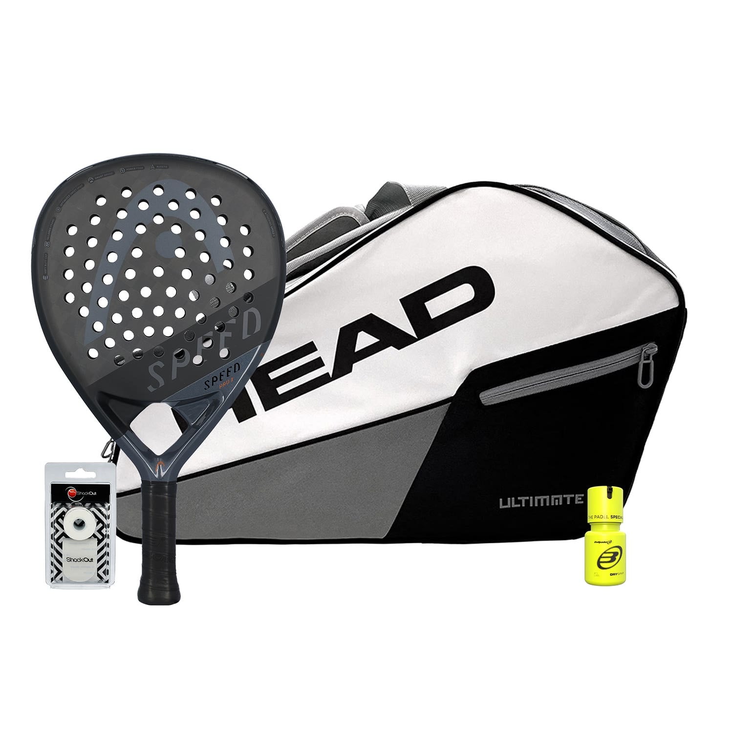 PACK HEAD SPEED PRO X PALETERO CORE PADEL ULTIMATE WHITE
