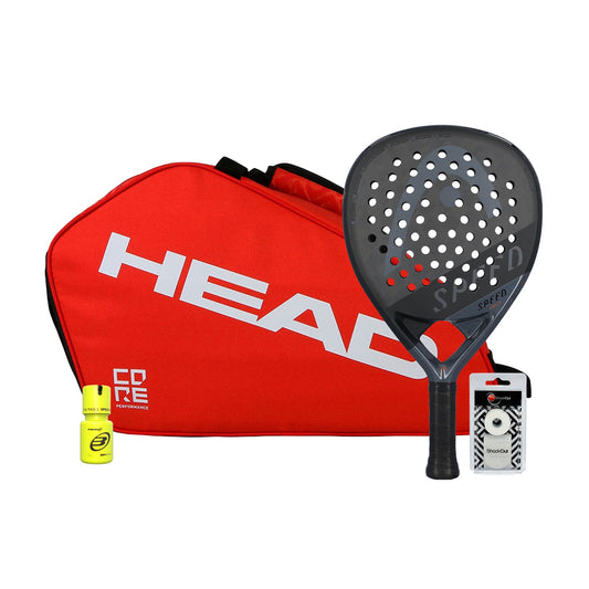PACK HEAD SPEED PRO X PALETERO PADEL COMBI RED