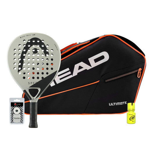 PACK HEAD EVO SPEED PALETERO CORE PADEL ULTIMATE BLACK