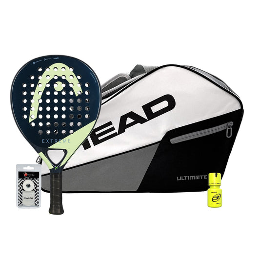 PACK HEAD EVO EXTREME PALETERO CORE PADEL ULTIMATE WHITE