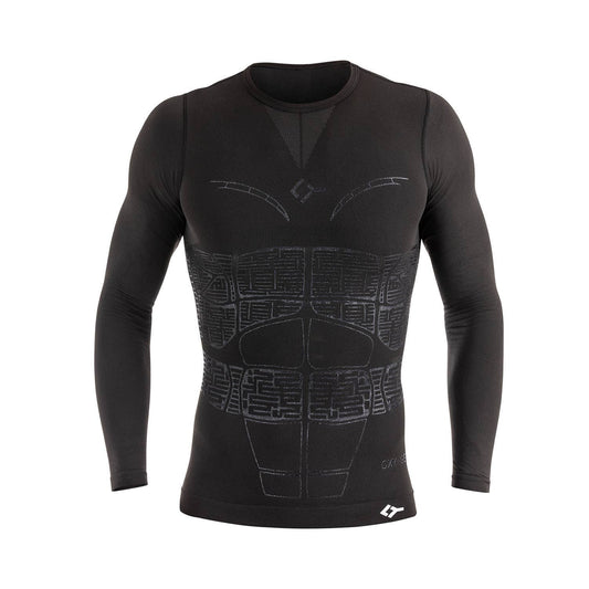 CAMISETA MANGA LARGA FLOKY OXYGEN NEGRO