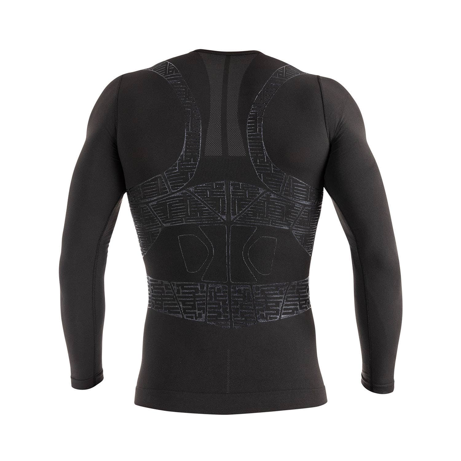 CAMISETA MANGA LARGA FLOKY OXYGEN NEGRO