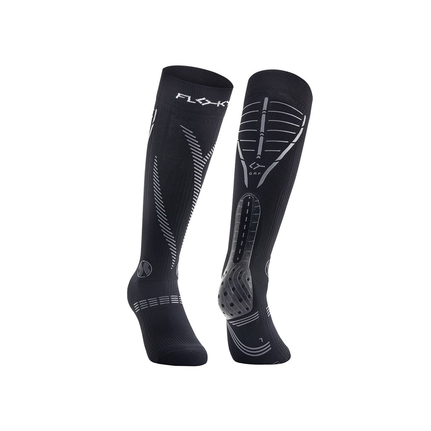 CALCETÍN FLOKY MULTISPORT LONG GRF NEGRO