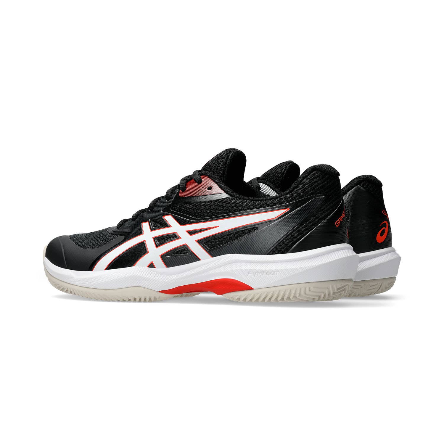 ASICS GAME FF CLAY/OC NEGRO/ROJO 1041A490