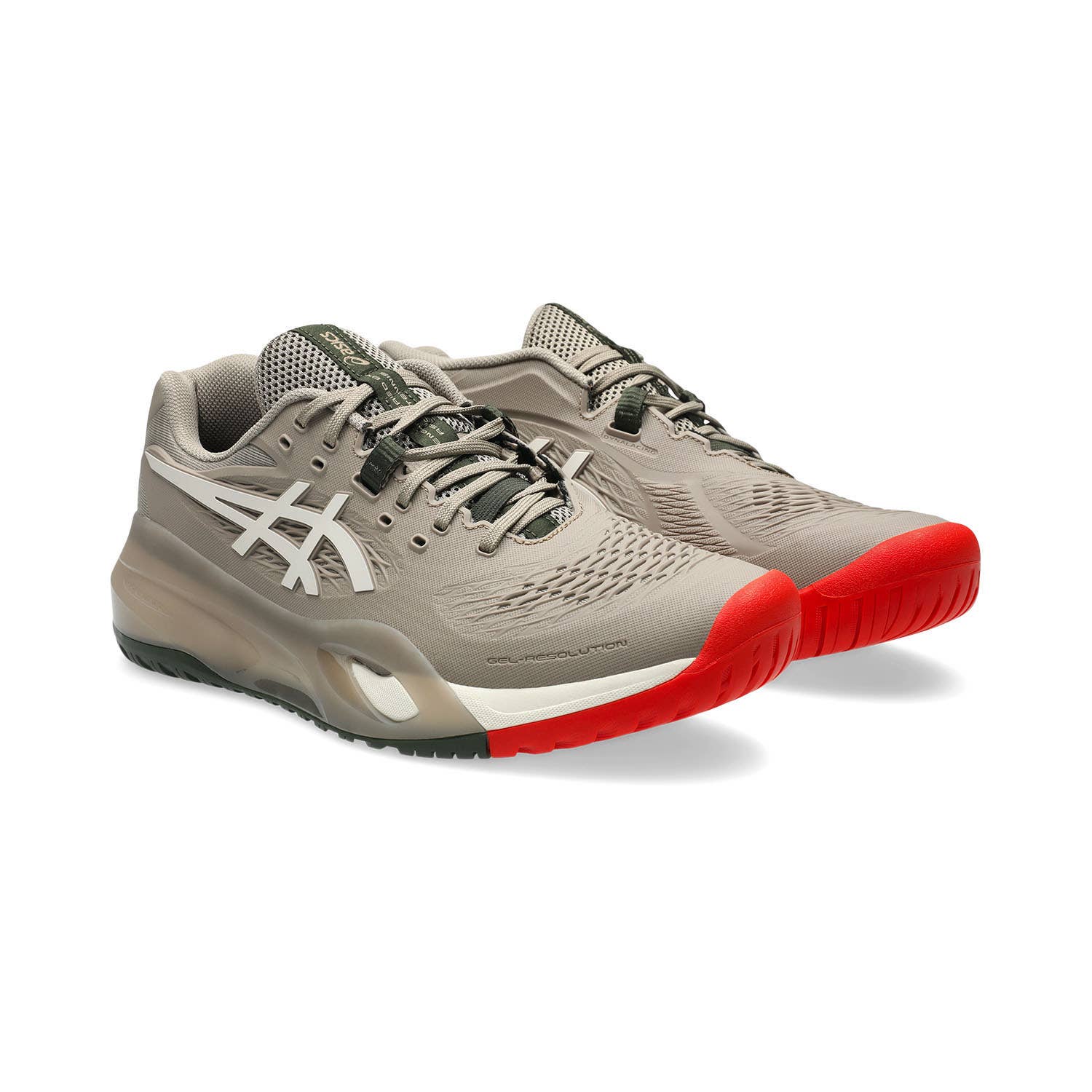 ASICS GEL-RESOLUTION X BEIGE GRISÁCEO 1041A481