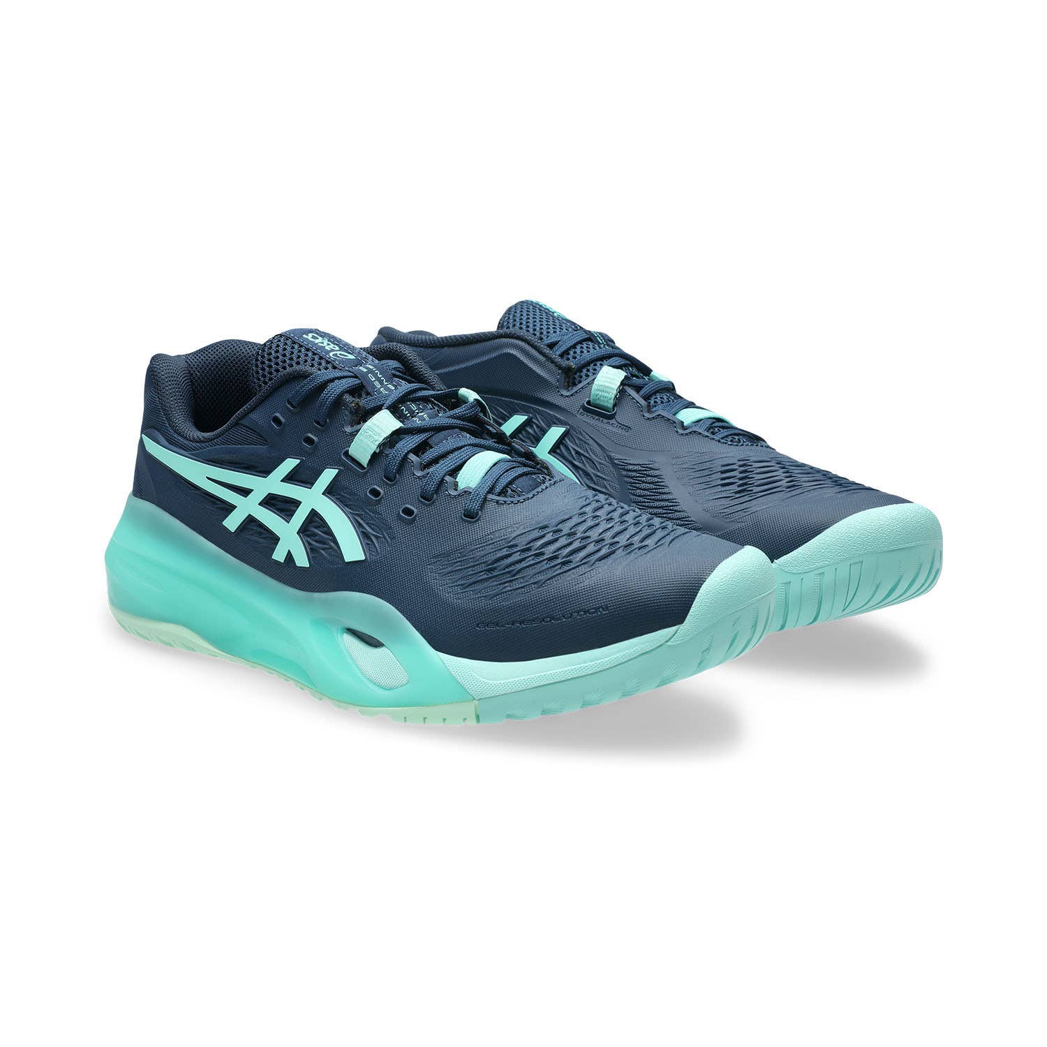 ASICS GEL-RESOLUTION X AZUL MARINO/MENTA 1041A481