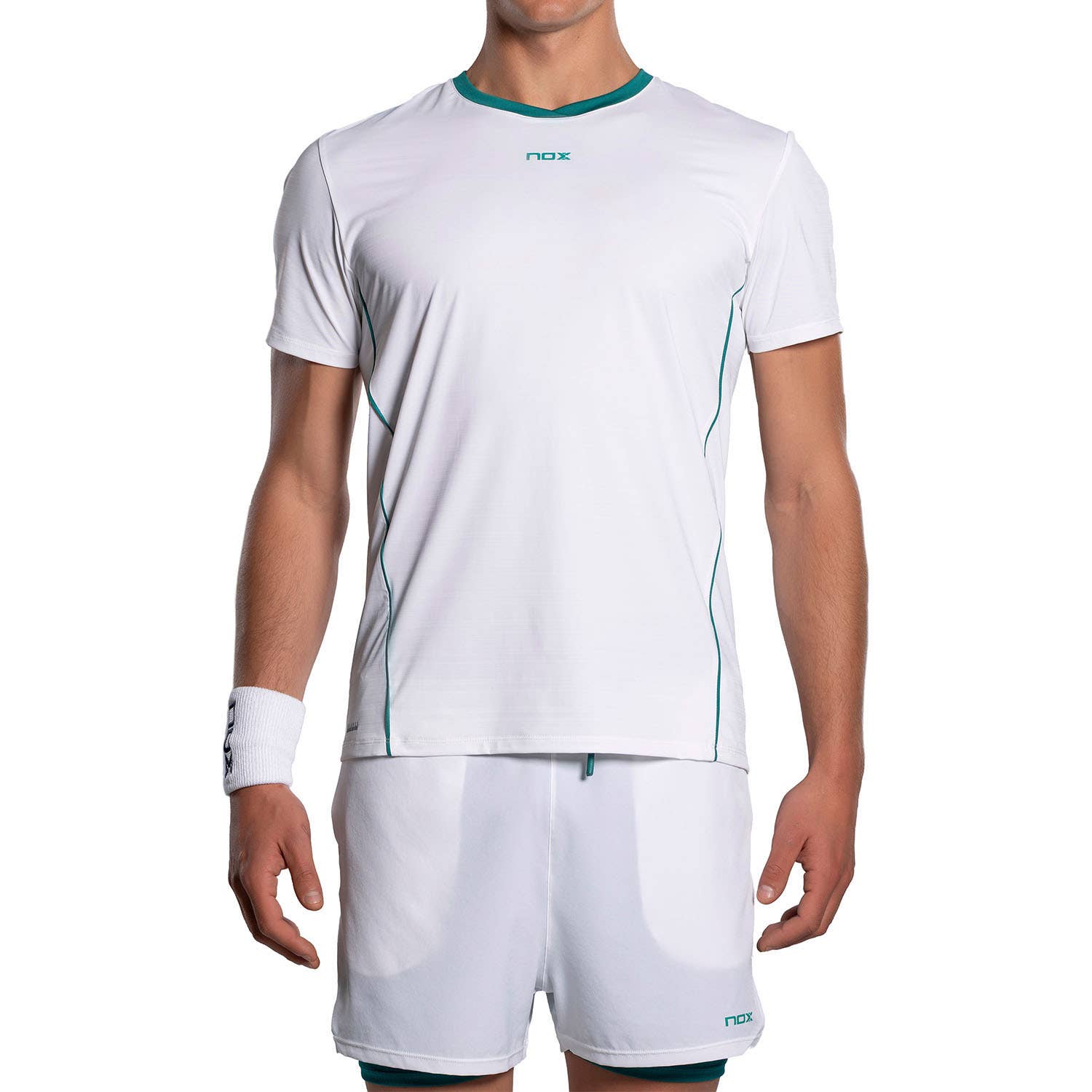 CAMISETA NOX PRO BLANCO/VERDE