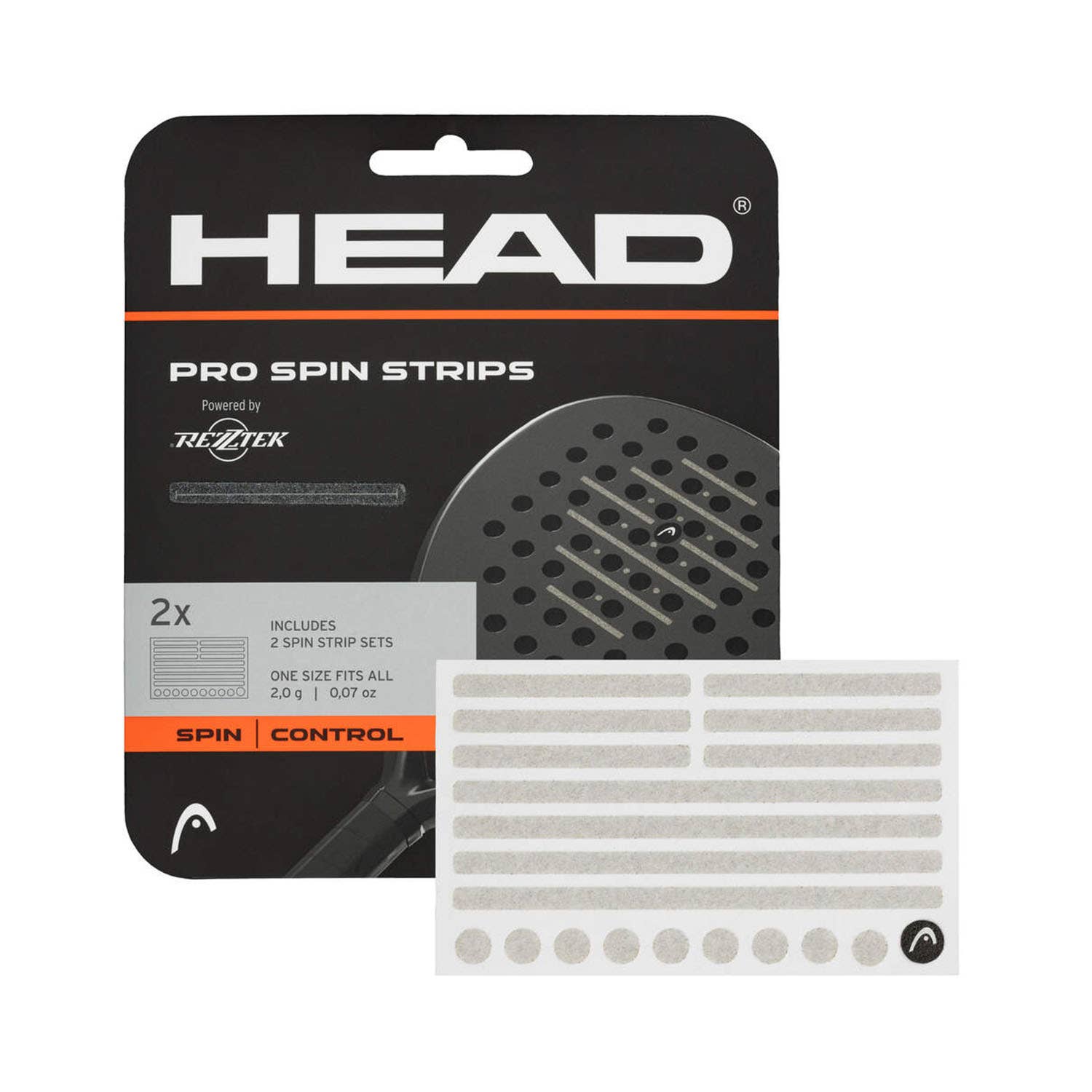TIRAS DE GIRO Head Padel Pro TRANSPARENTE