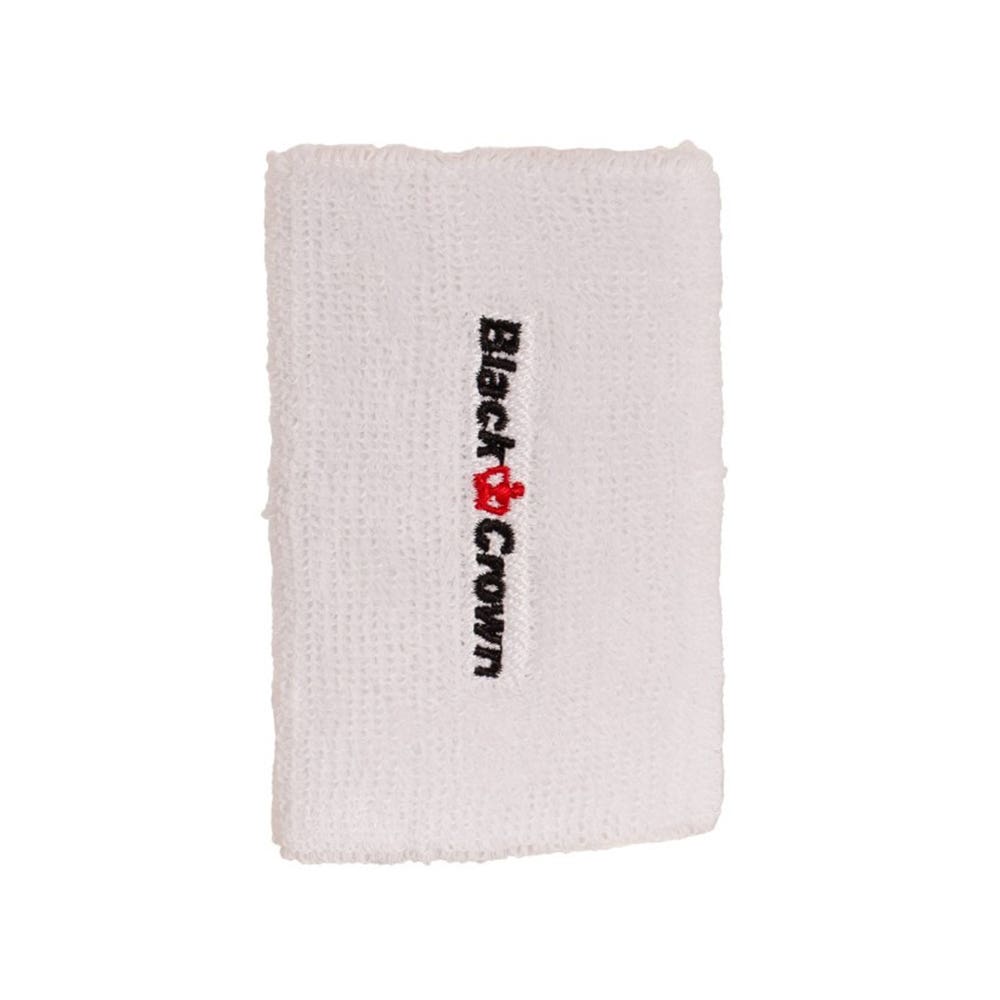 PACK 2 UDS MUÑEQUERAS BLACK CROWN LARGA BLANCO