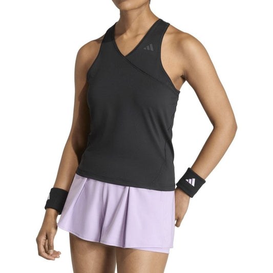 CAMISETA TIRANTES ADIDAS CLUB V KF MUJER NEGRO