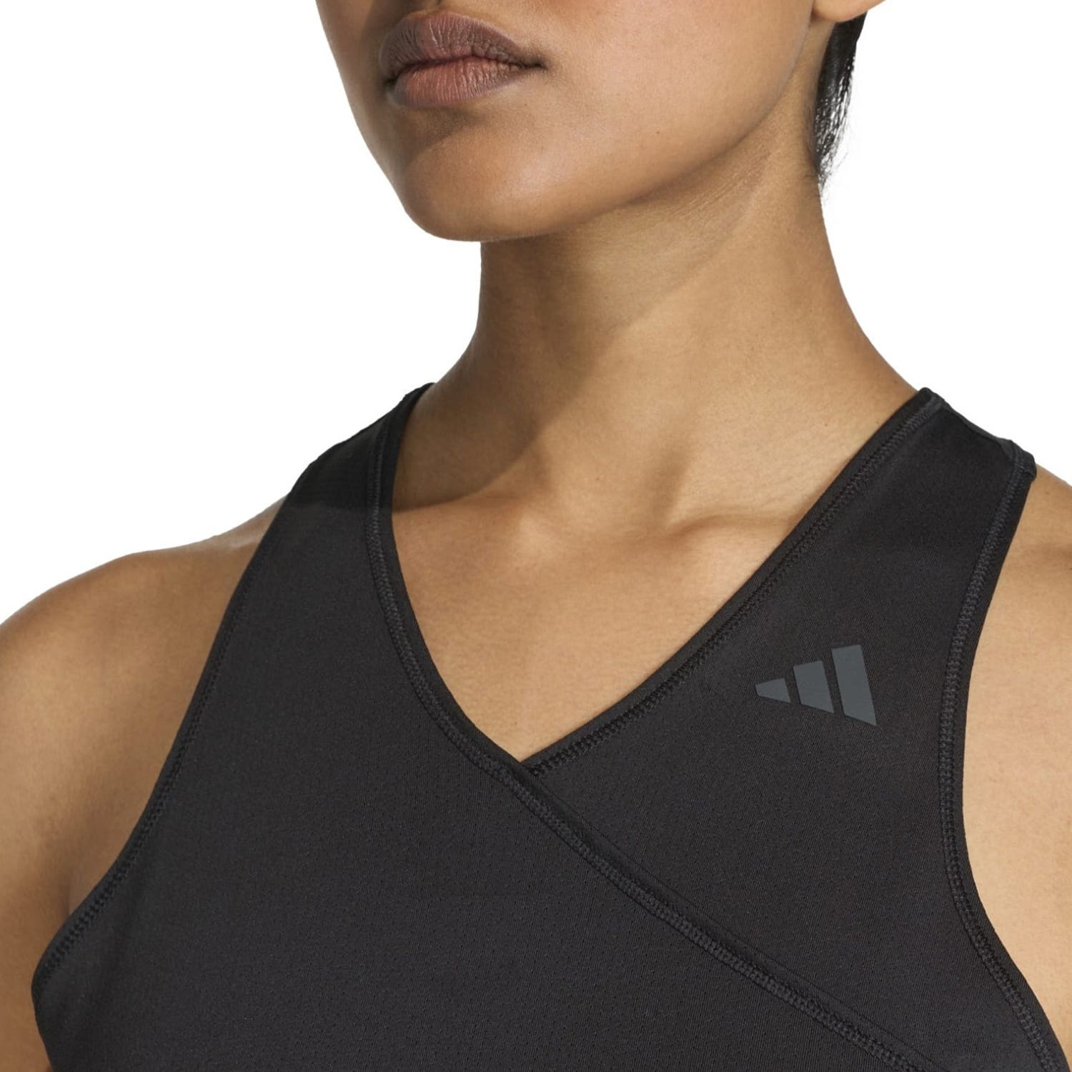 CAMISETA TIRANTES ADIDAS CLUB V KF MUJER NEGRO