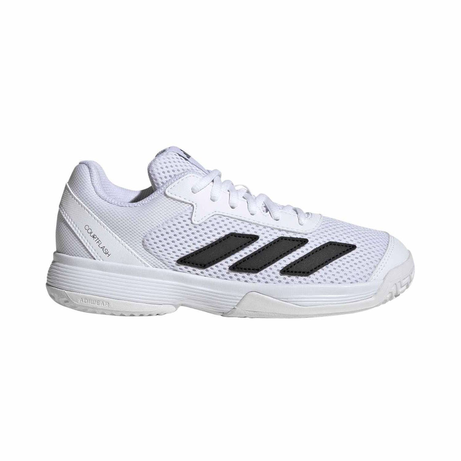 ADIDAS COURTFLASH BLANCO/NEGRO JUNIOR KK3865