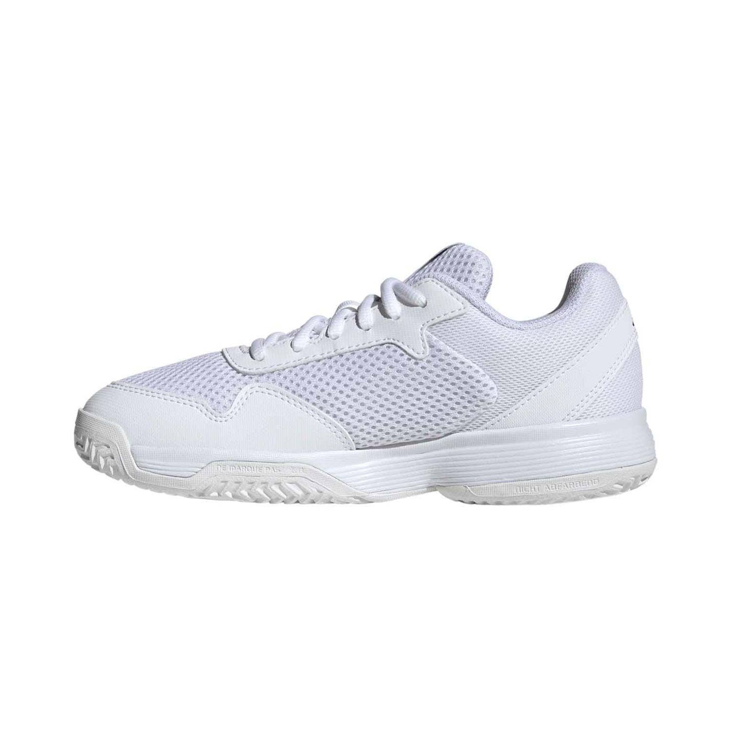 ADIDAS COURTFLASH BLANCO/NEGRO JUNIOR KK3865