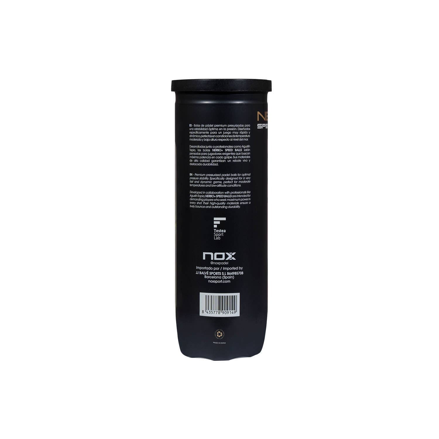 BOTE DE 3 BOLAS NOX NERBO SPEED CABONERSP3