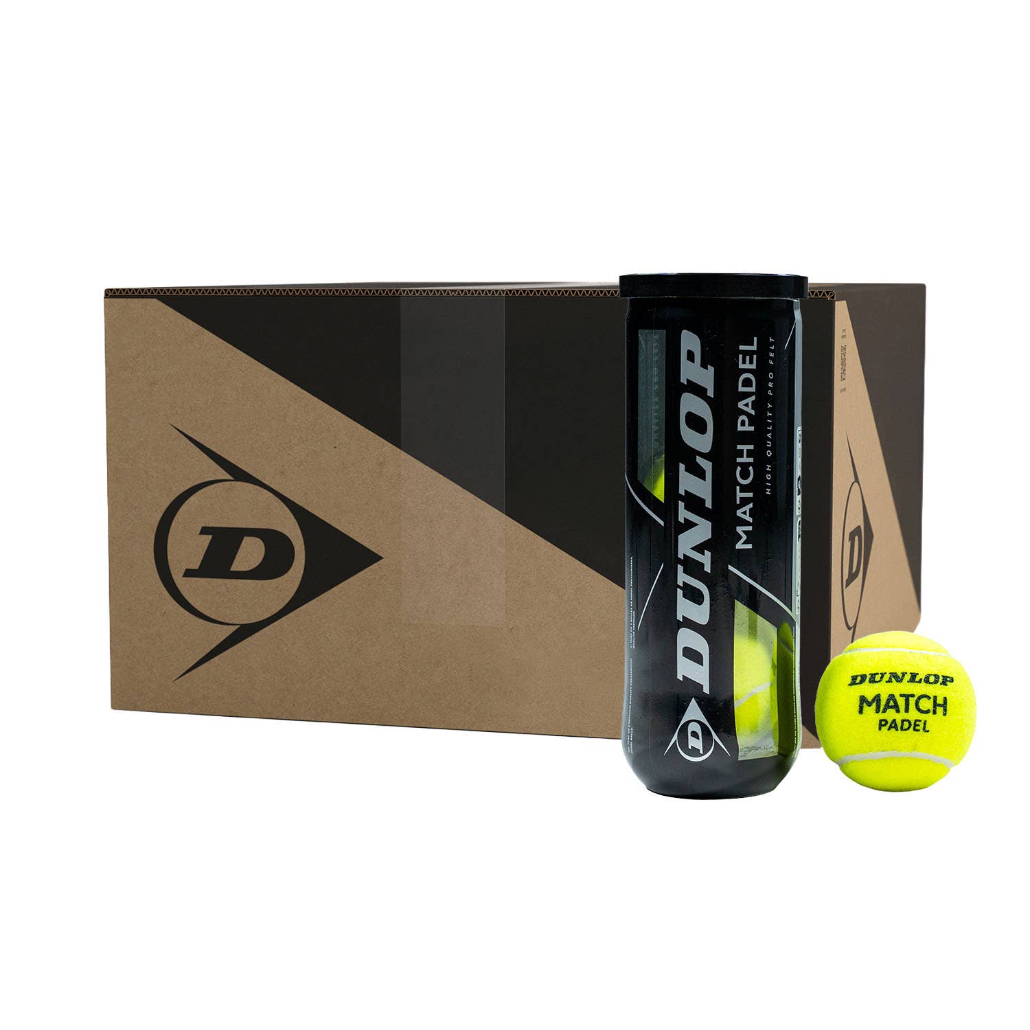 CAJÓN DE 24 BOTES DE 3 BOLAS DUNLOP MATCH PÁDEL
