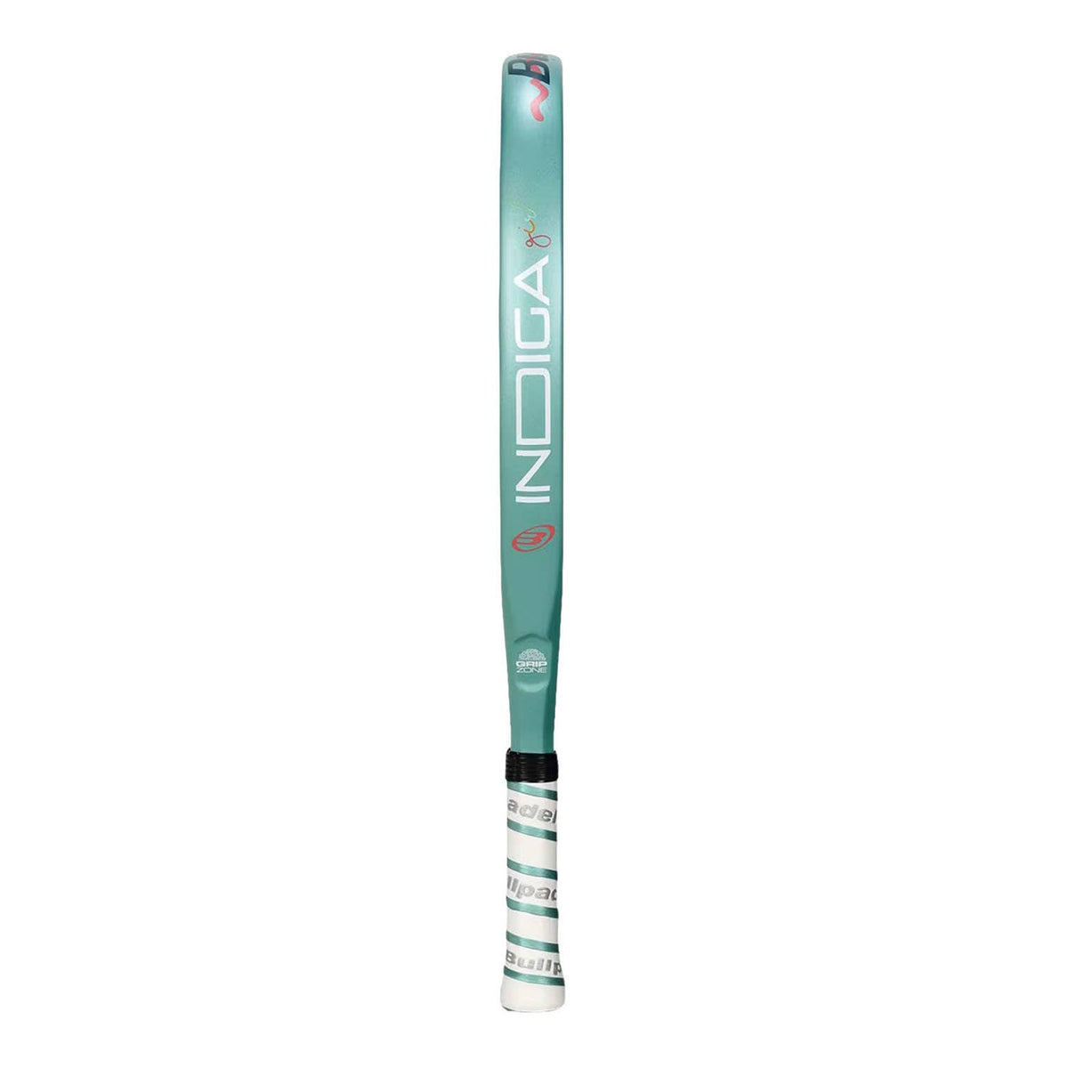 La Indiga Girl de Bullpadel es perfecta para las jóvenes promesas del pádel. Con solo 27 Junior, esta pala está diseñada específicamente para jugadoras en crecimiento, ofreciendo un equilibrio ideal entre ligereza y control. 