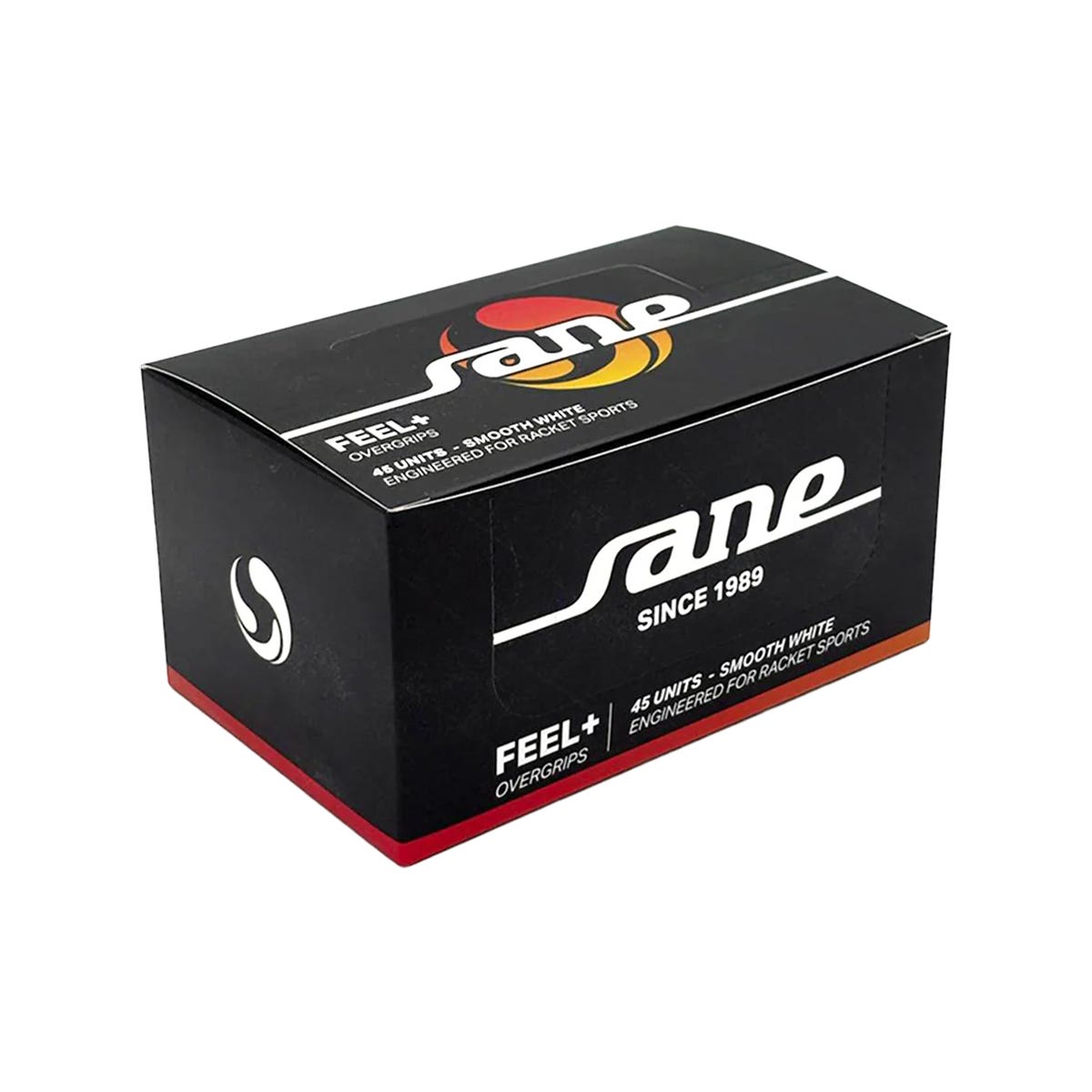 CAJA DE 45 OVERGRIPS SANE FEEL LISOS BLANCOS